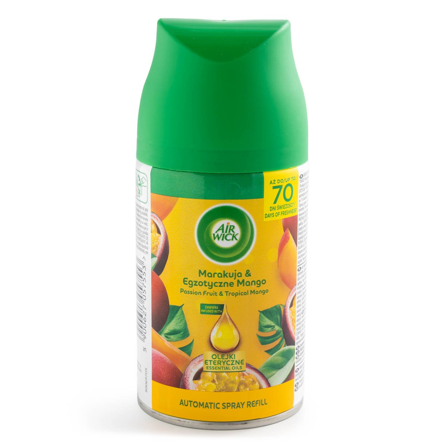 Rezervă odorizant automat de cameră Freshmatic Paradise Island, Mango din Maldive și Piersică, Air Wick 250ml