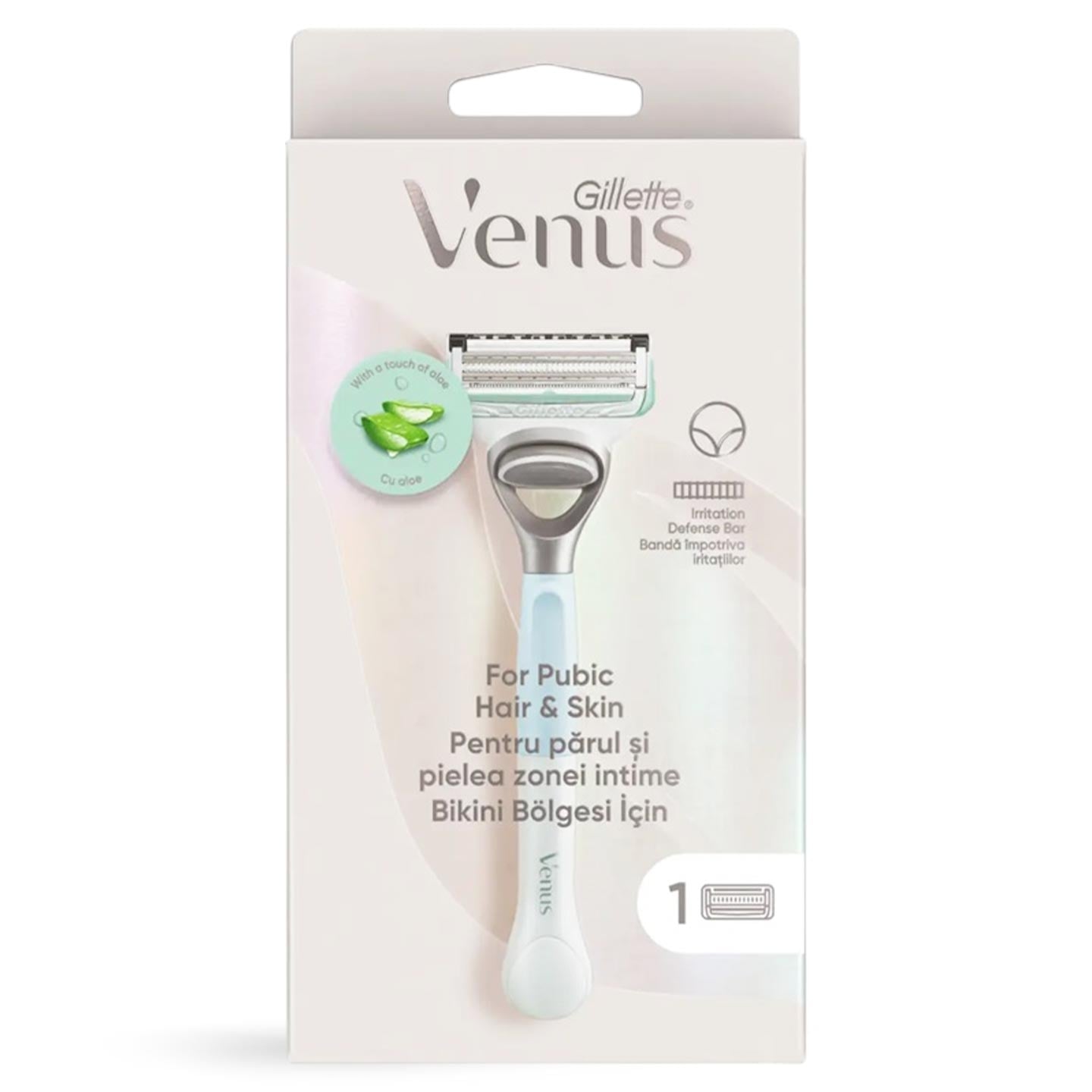 Aparat de ras dama Gillette Venus zona intimă + rezervă