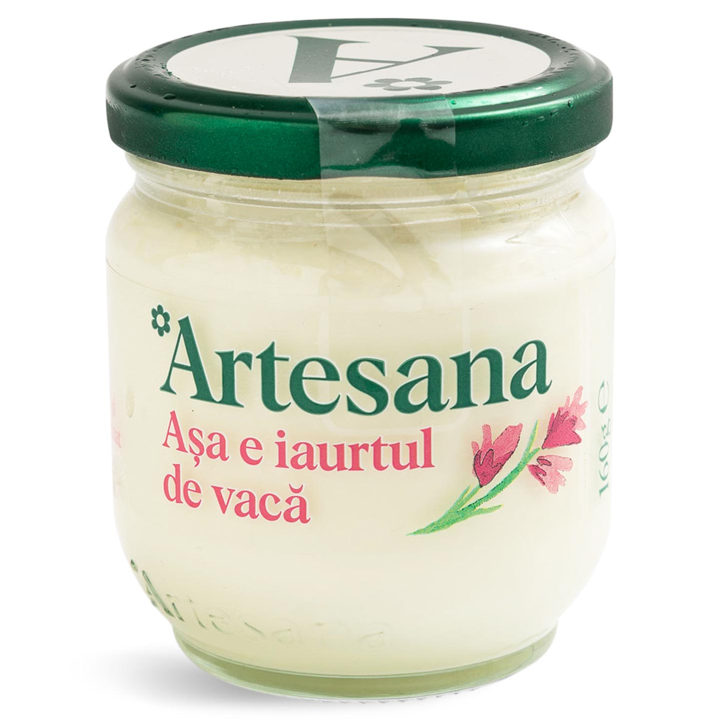  Iaurt natural din lapte de vacă Artesana 160g