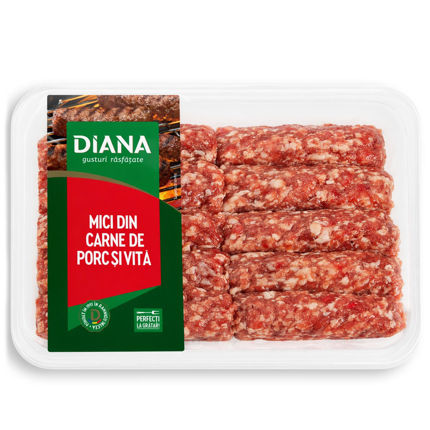 Mici de porc și vită Diana 500g