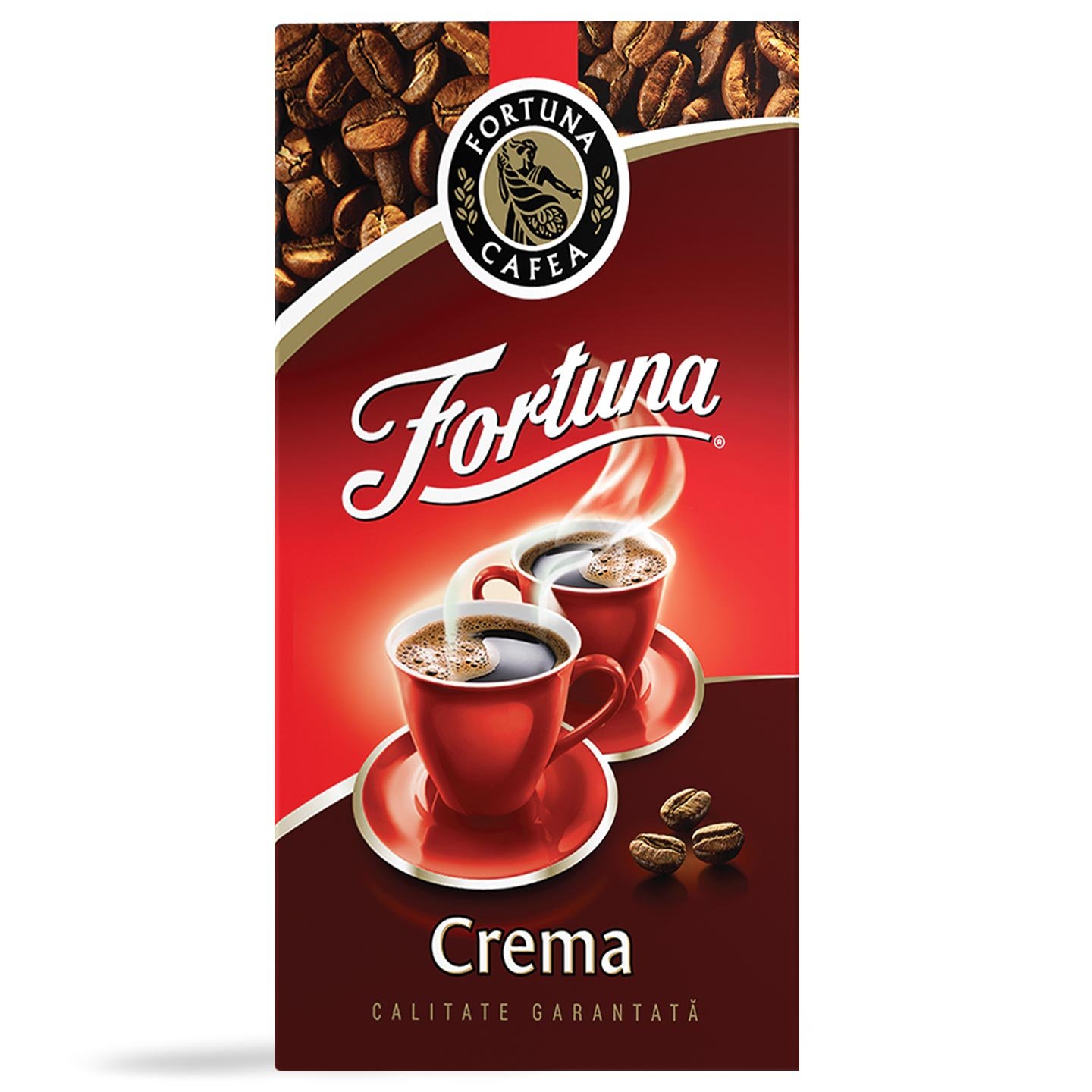 Cafea prăjită și macinată Fortuna Crema, 500g