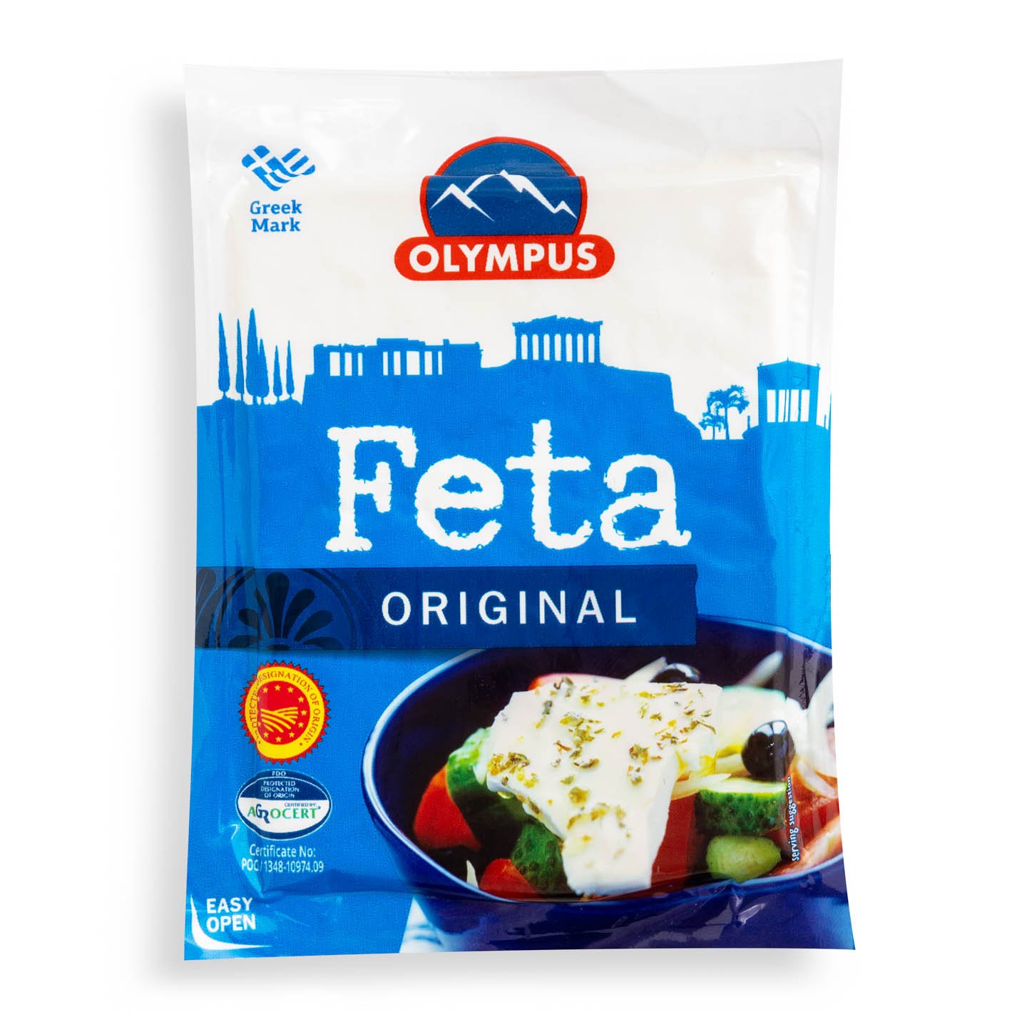 Brânză feta din lapte de capră și oaie Olympus 350g 