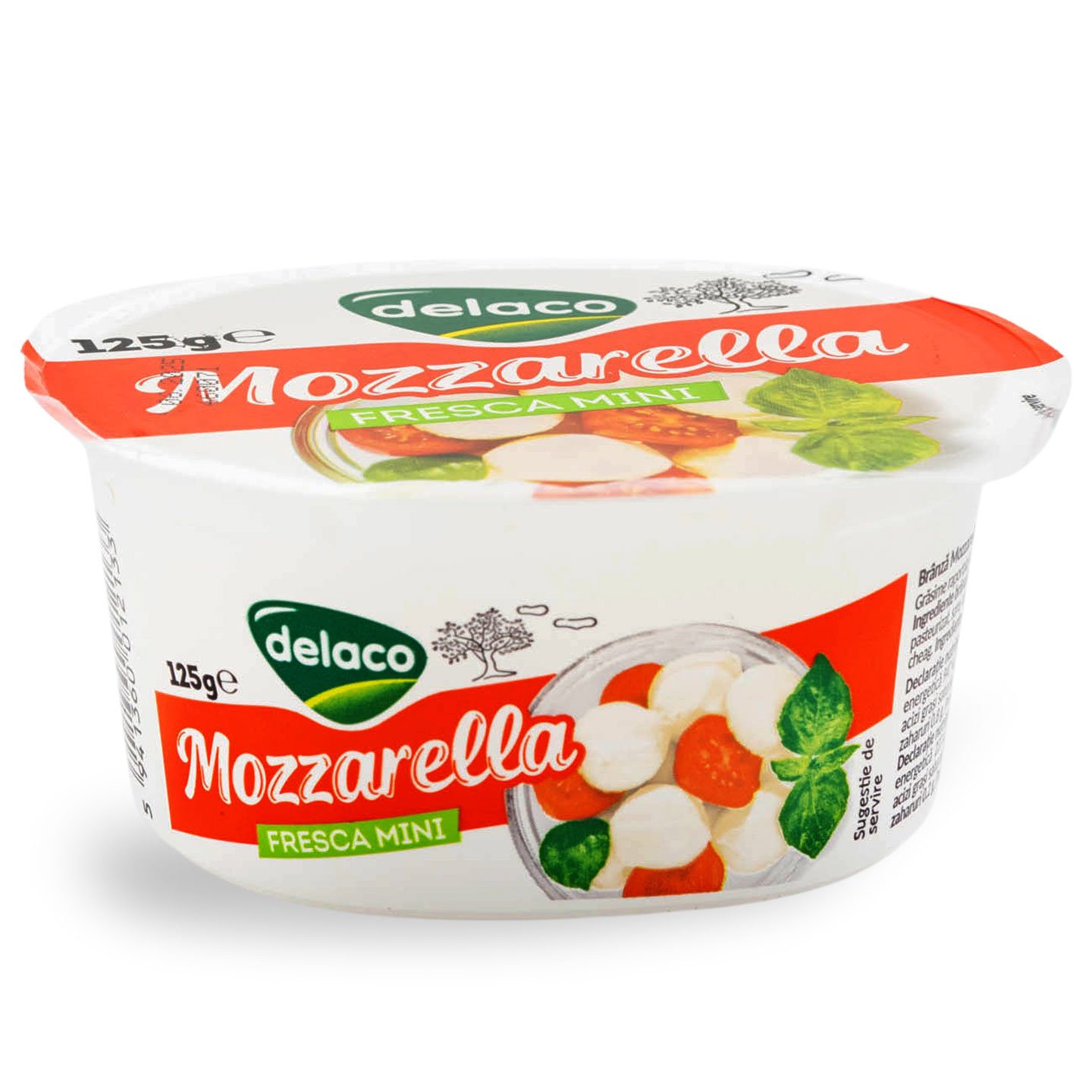 Mini mozzarella Delaco 125g 