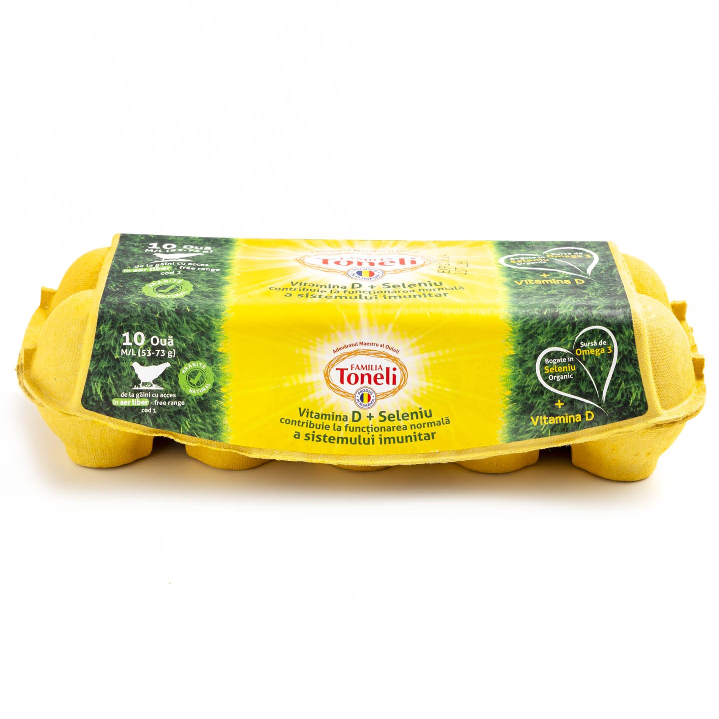 Ouă seleniu-omega3 Toneli 10 buc. per caserolă