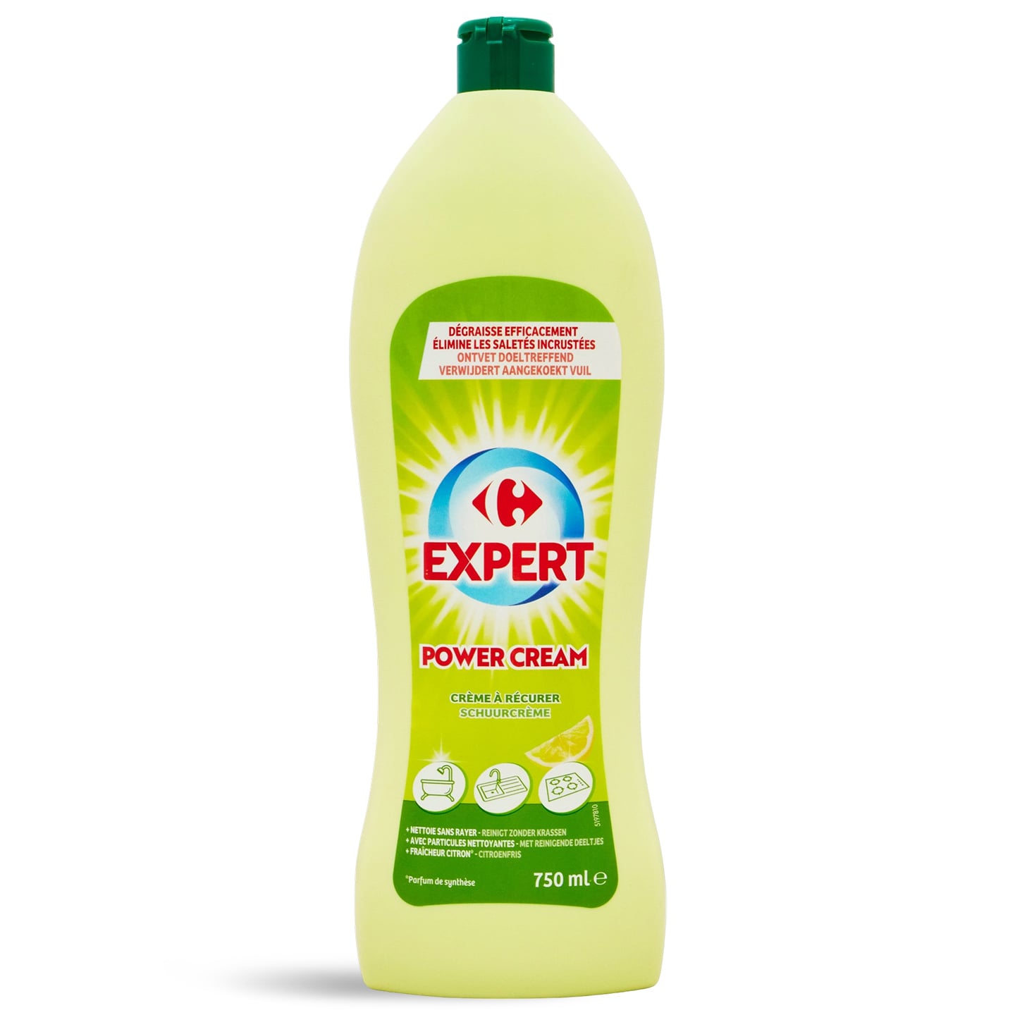 Cremă abrazivă degresantă cu lămâie Carrefour Expert, 750ml