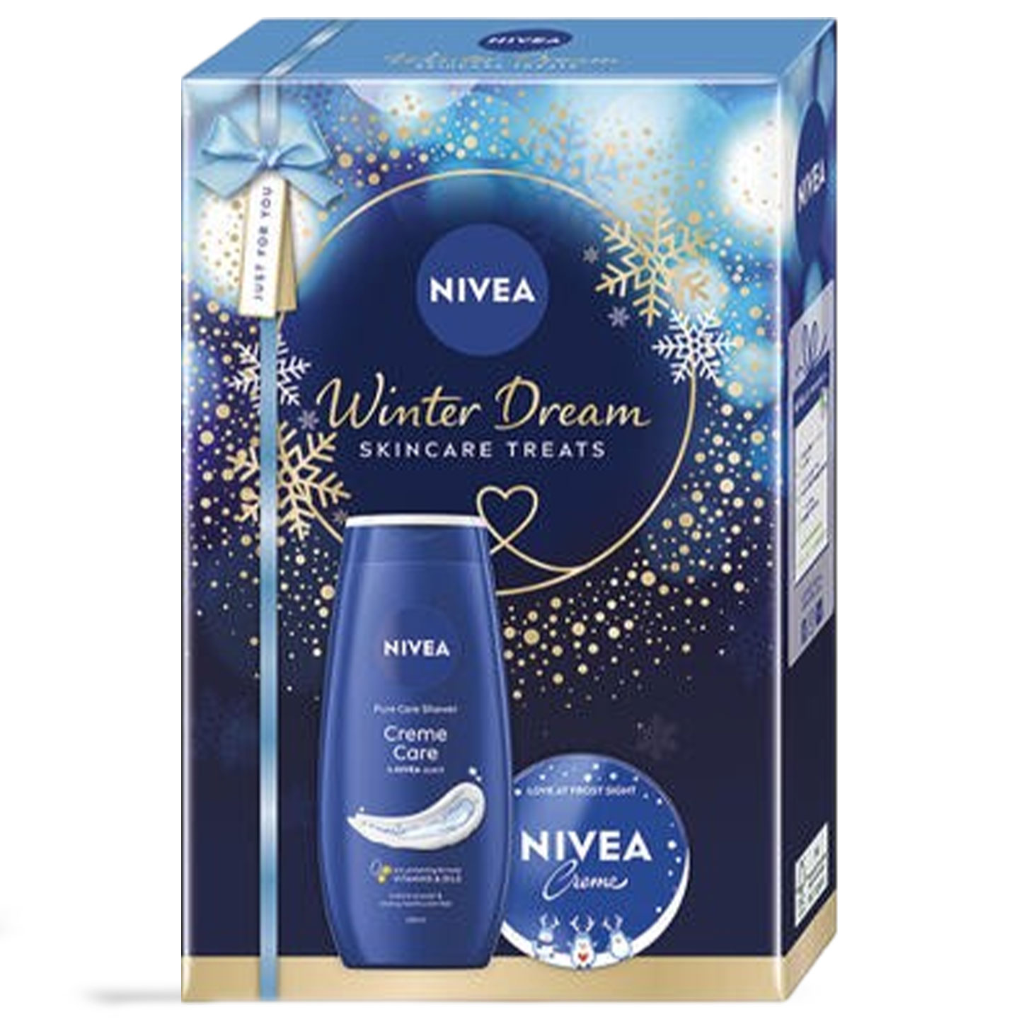 Set cadou Nivea Creme, gel de duș, 250ml + cremă pentru corp, față și mâini, 75ml