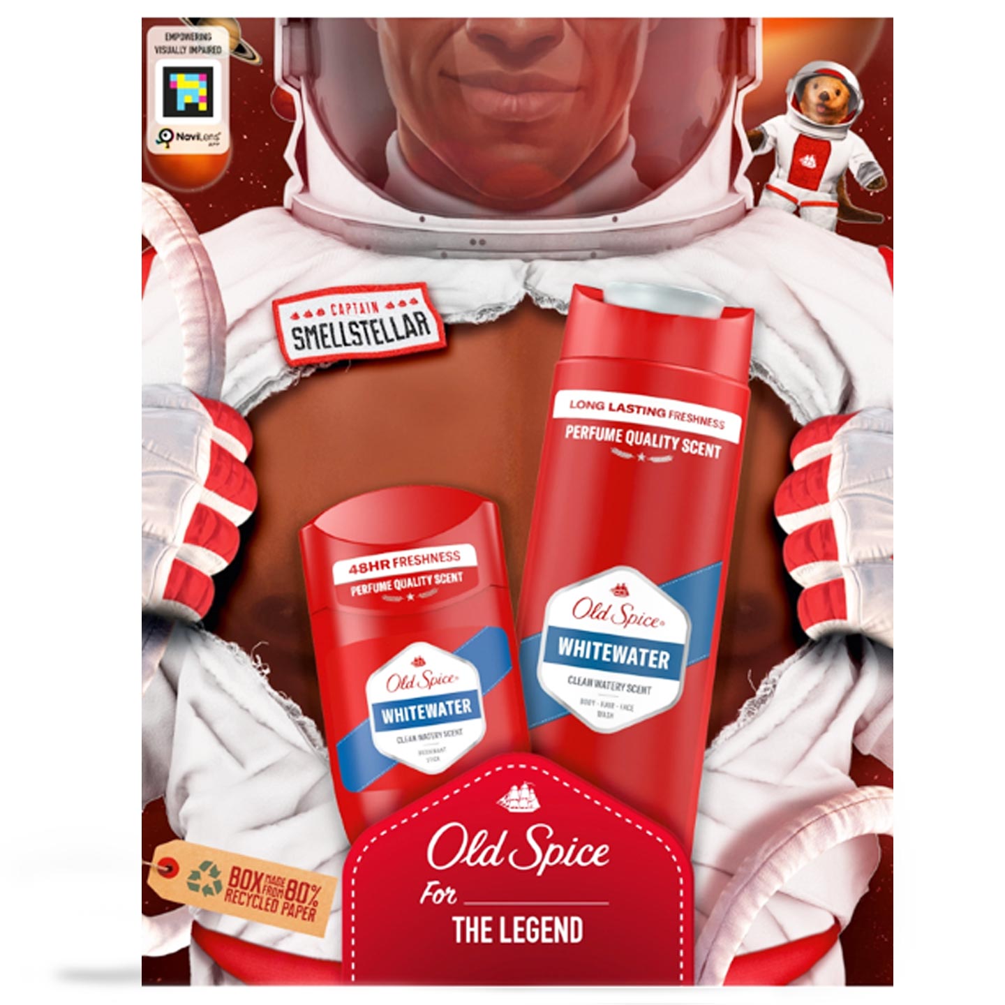 Set cadou Old Spice Astronaut, gel de dus, 250ml + deodorant stick, 50ml