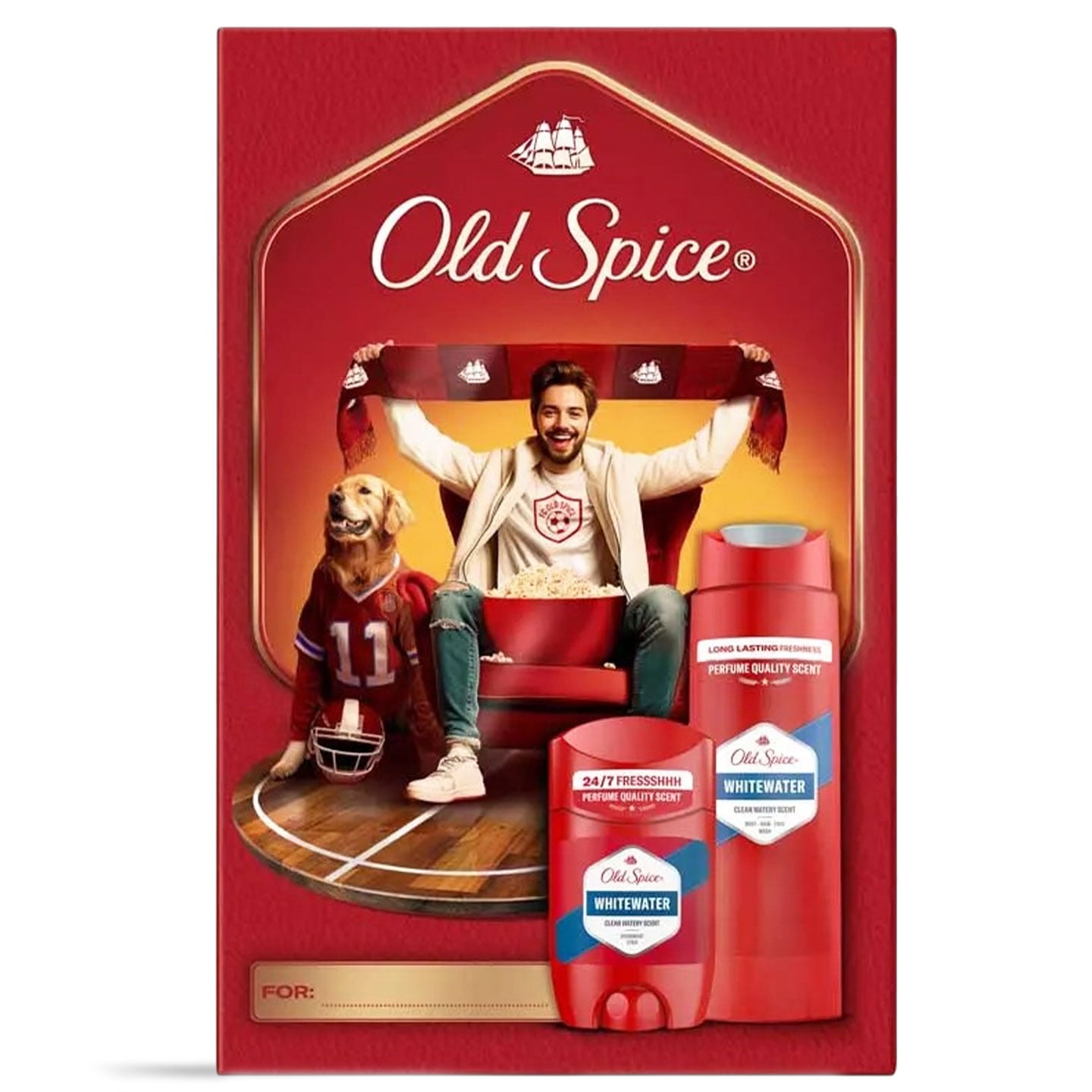 Set cadou Old Spice Fanii Sportului, deodorant stick, 50 ml + gel de duș, 250 ml