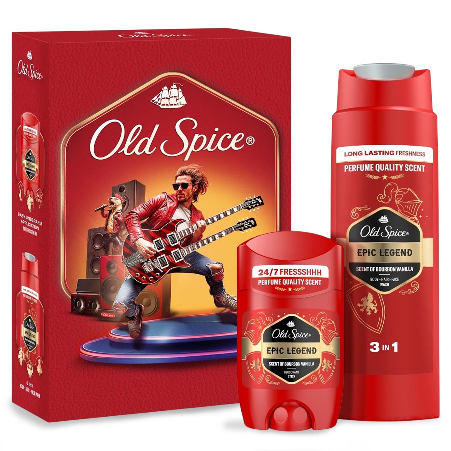 Set cadou Old Spice Knight, deodorant stick, 50ml + gel de duș, 250 ml