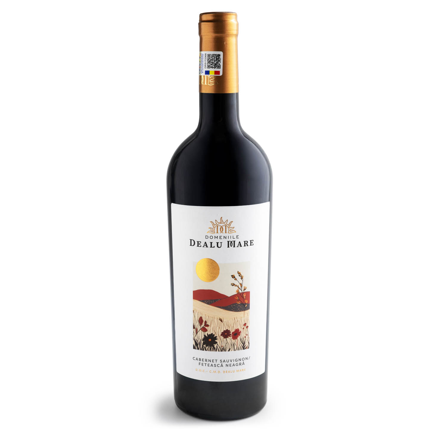 Vin Cabernet Sauvignon&Fetească Neagră, Domeniile Dealu Mare roșu sec 0.75L