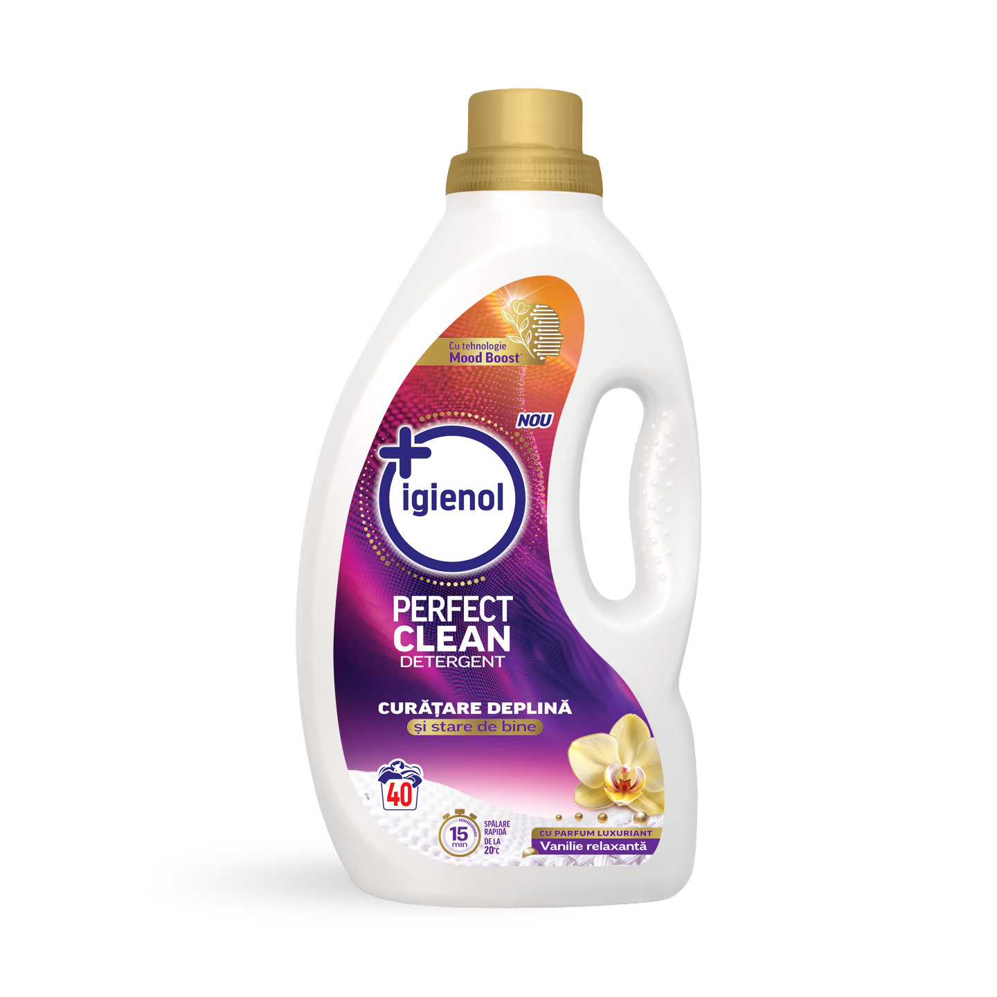  Detergent Perfect Clean Vanilie Relaxantă / Perfect Clean White Musk 1.6L 