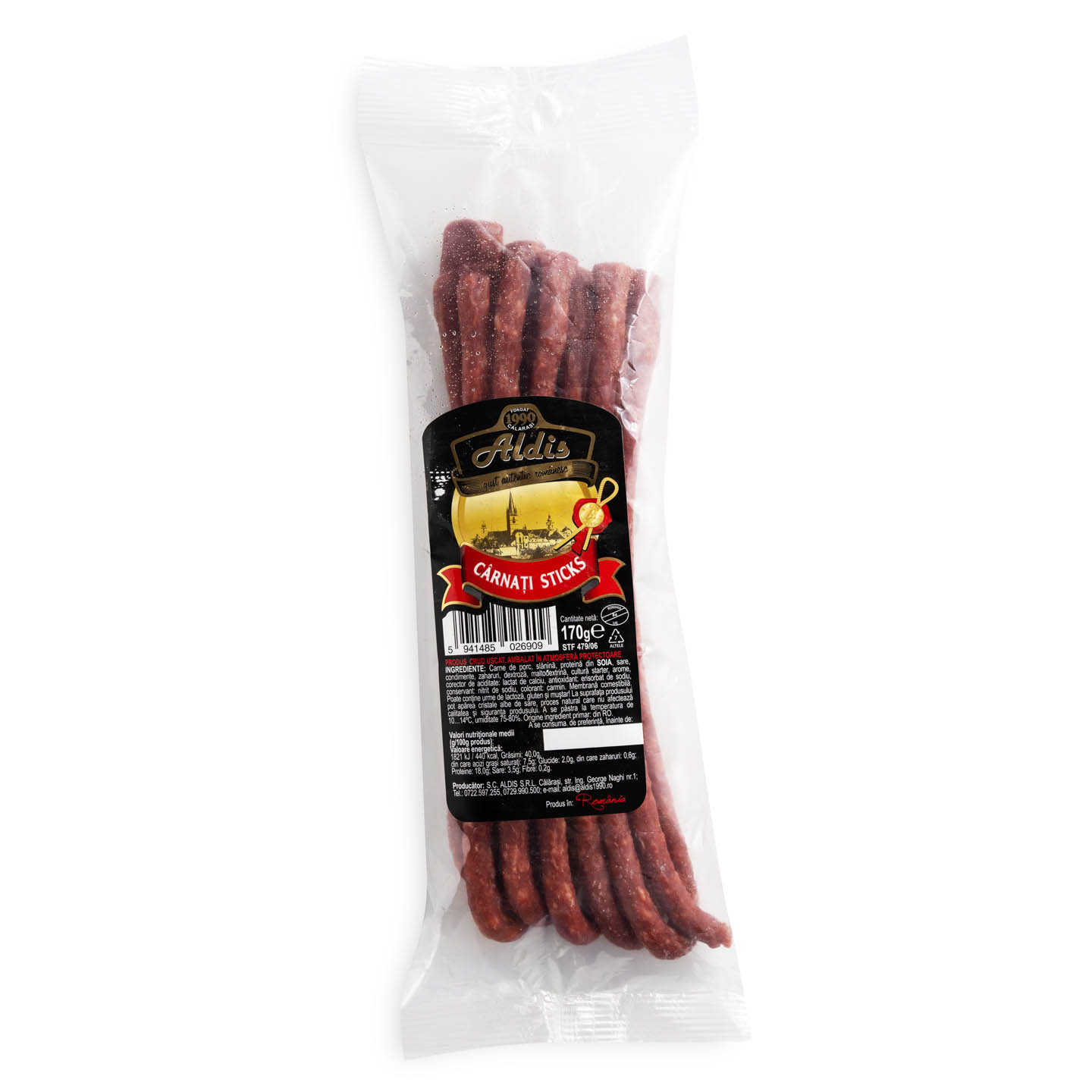Cârnați Sticks Aldis 170g 
