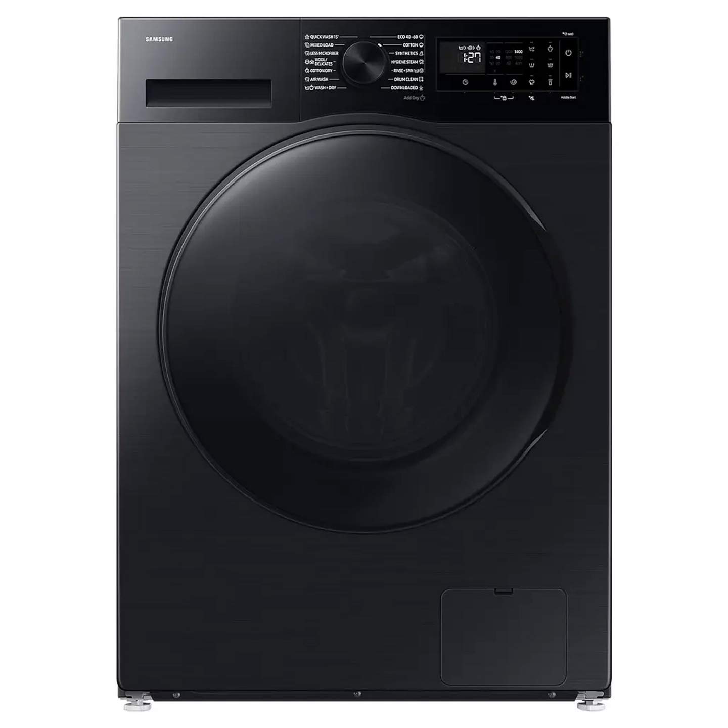 Mașină de spălat rufe cu uscător Samsung WD90DG5B15BBLE, Clasa A/D, AI Ecobubble, 1400 rpm, WiFi, 9/6 kg, negru