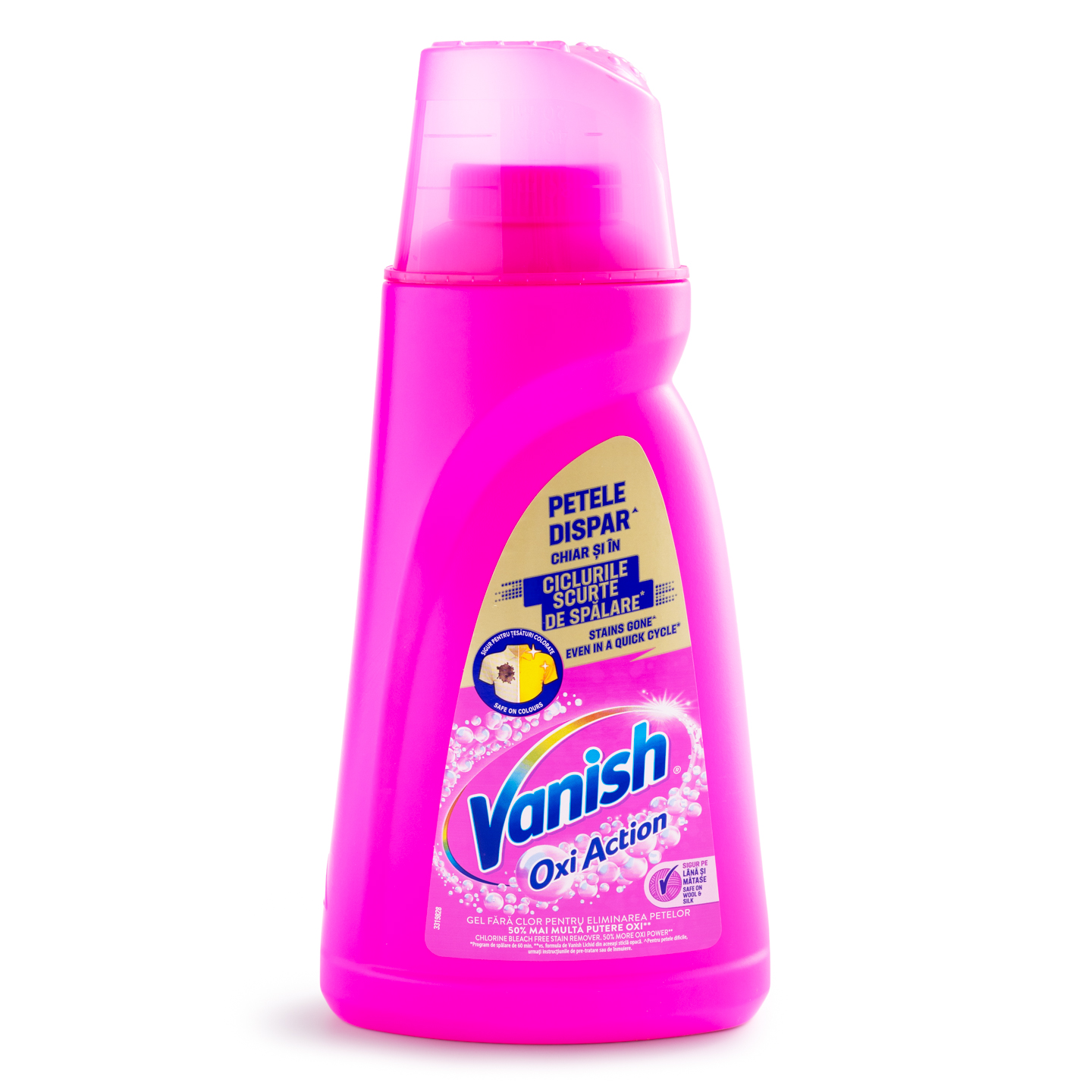 Soluție îndepartare pete Vanish Pink / White gel 1L