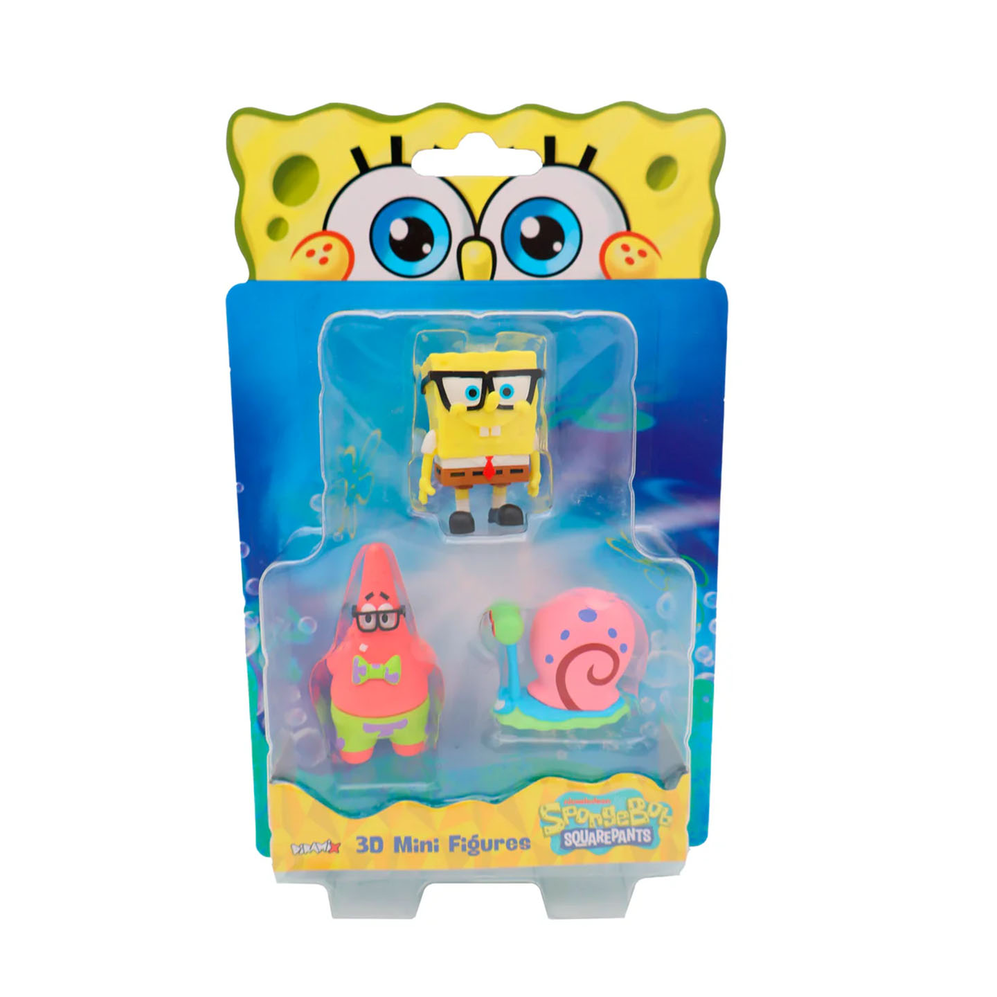Set x 3 figurine Sponge Bob