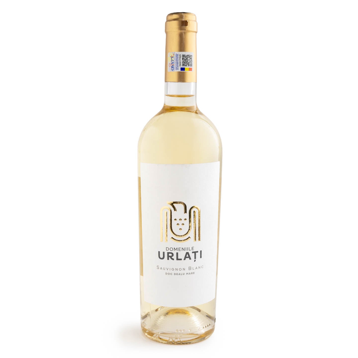 Vin alb sec, Domeniile Urlați Sauvignon Blanc, 0.75L