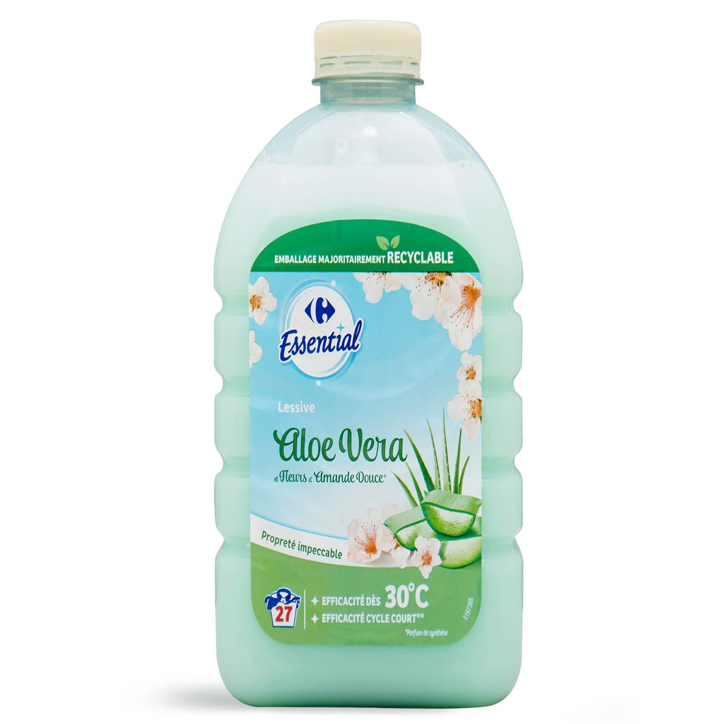 Detergent lichid aloe Carrefour Essential 37 spălări, 1.85L