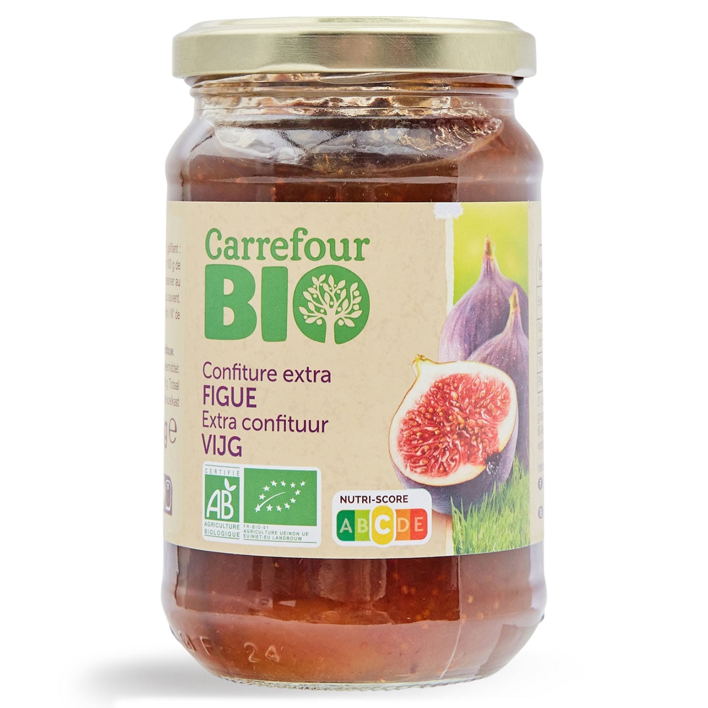 Dulceață de smochine / mix 4 fructe Carrefour Bio, 360g