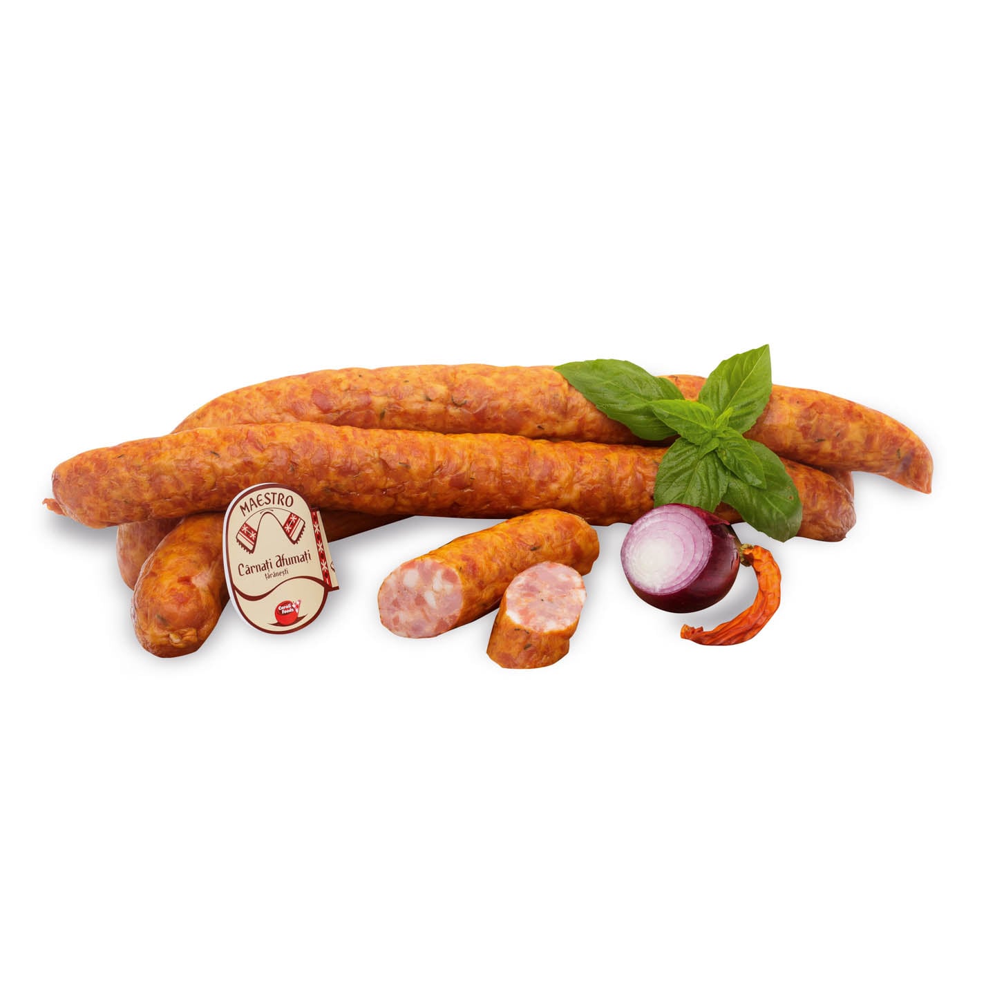 Cârnați afumați Maestro per 100g