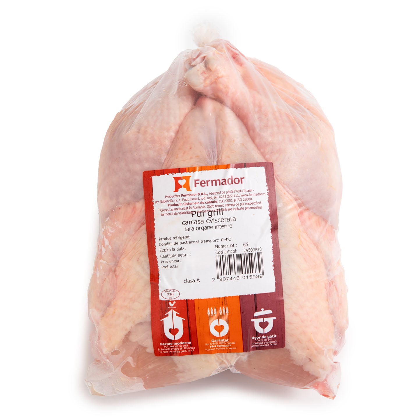 Pui Grill, Fermador, per 100g