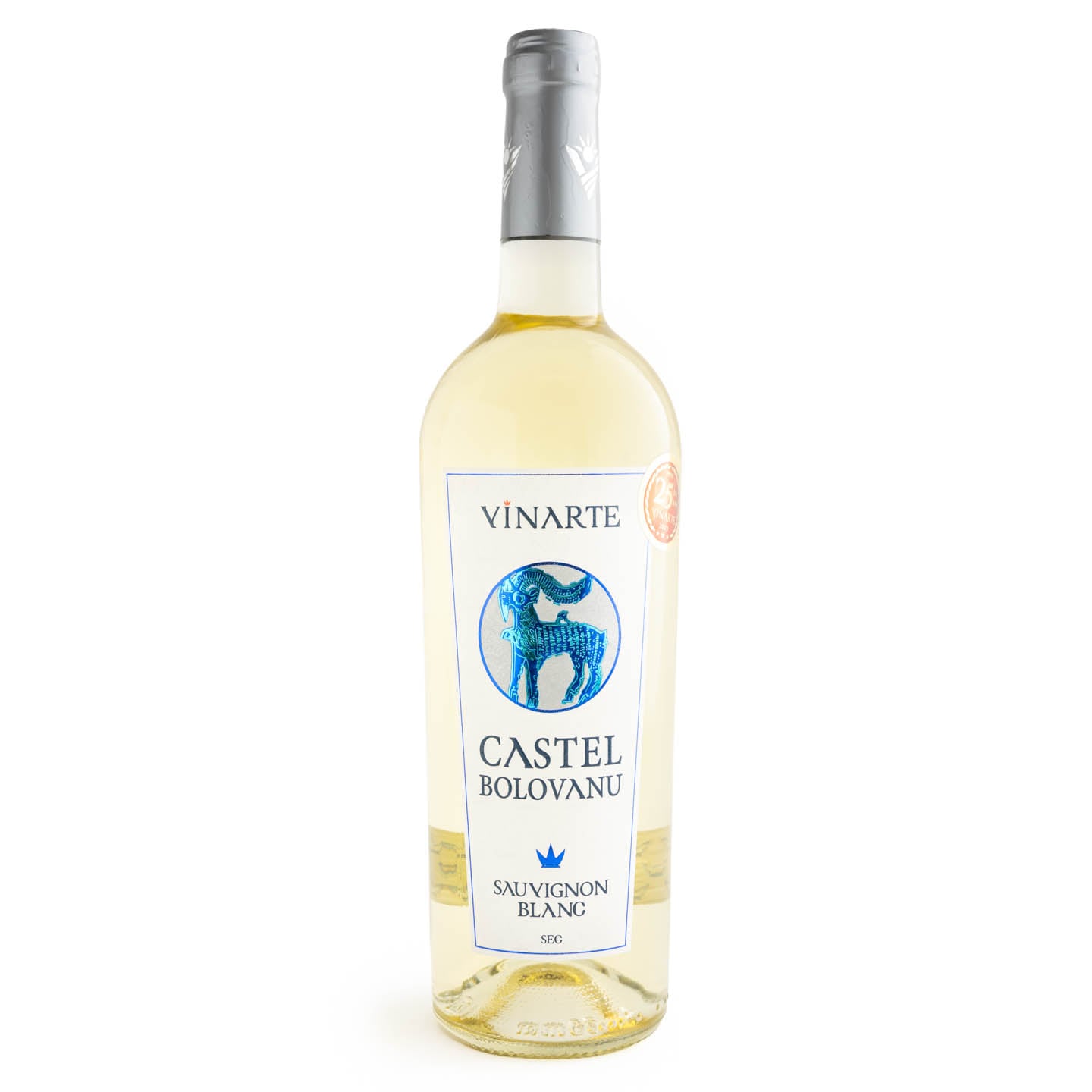 Vin alb Vinarte Castel Bolovanu, Sauvignon Blanc, sec, 0.75L