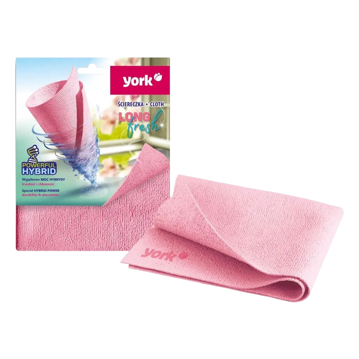 Laveta microfibră York, 30x35 cm, fuchsia