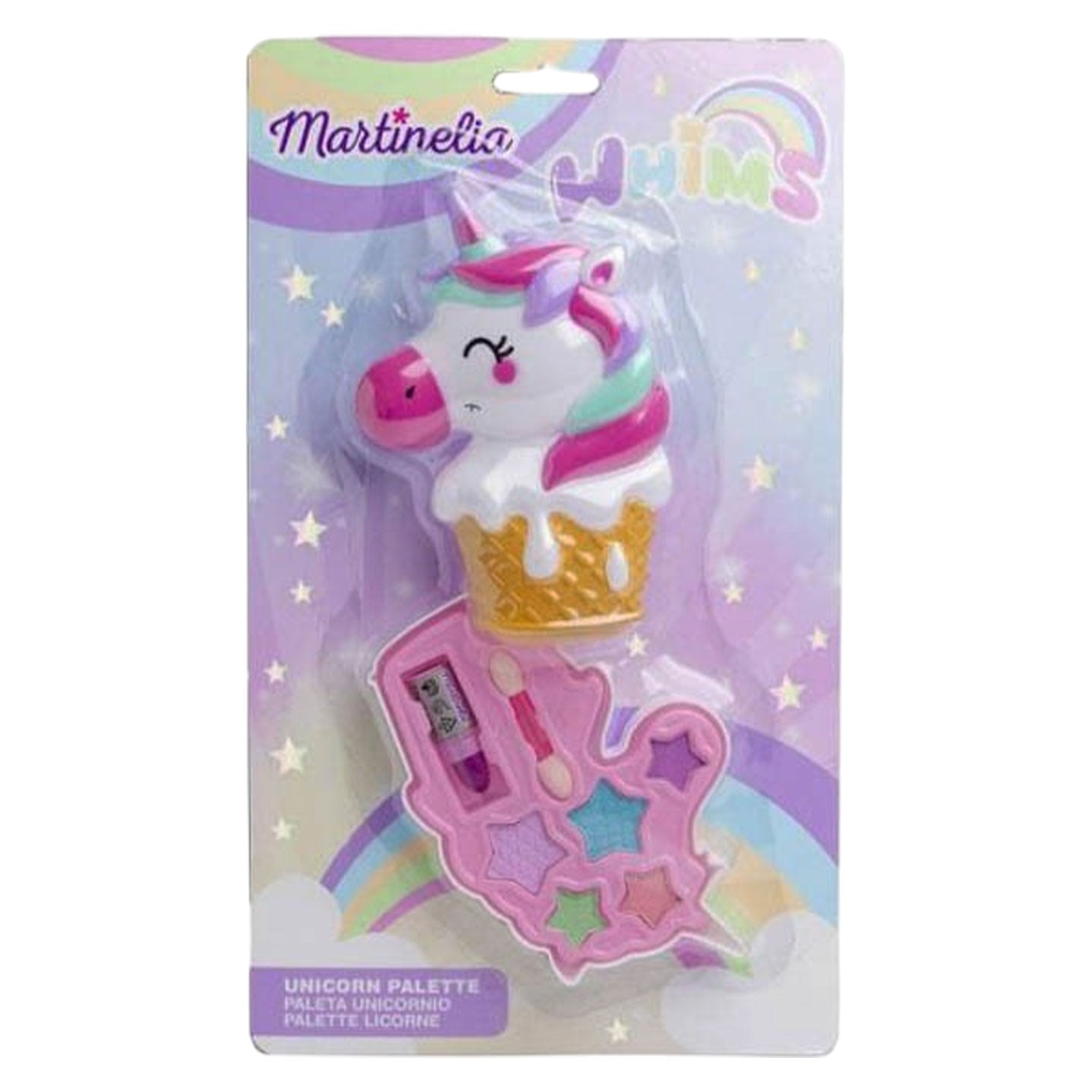 Paletă de machiaj în formă de unicorn, Martinelia