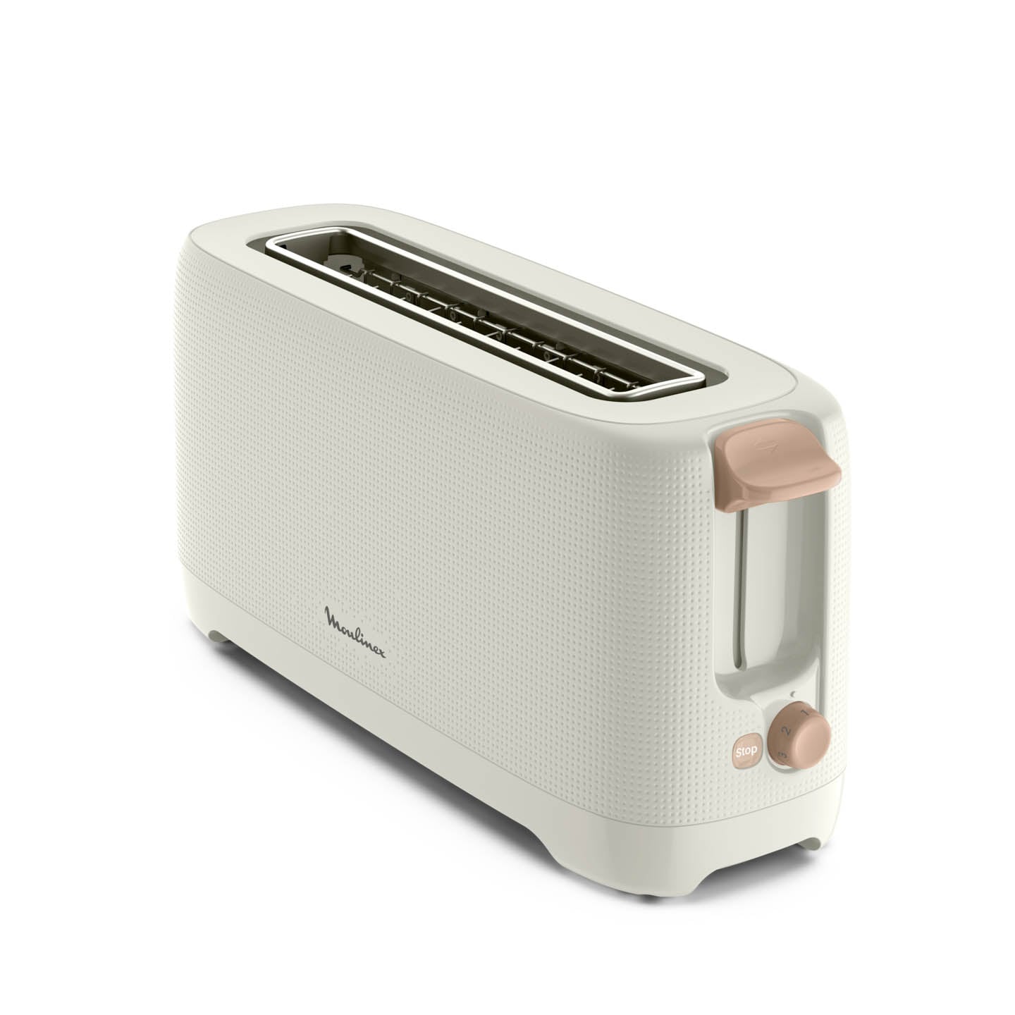 Prăjitor de pâine Moulinex LS2M0A10, 2 felii, 1000 W, bej