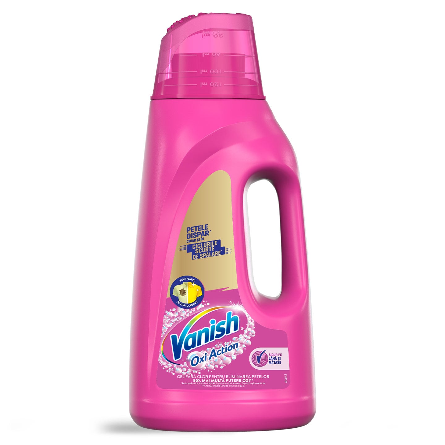 Soluție îndepartare pete Vanish Pink / White Gel 2L