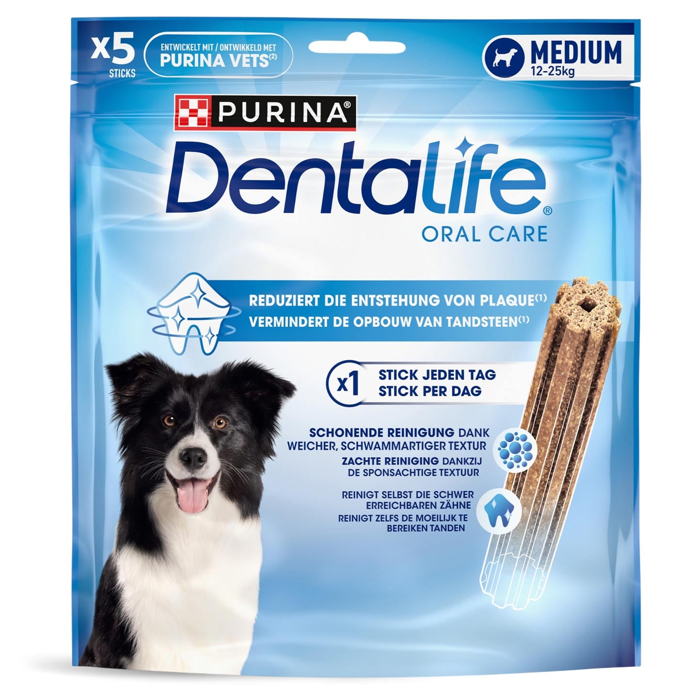 Recompense pentru câini de talie medie / mică  Dentalife Purina 4x115g