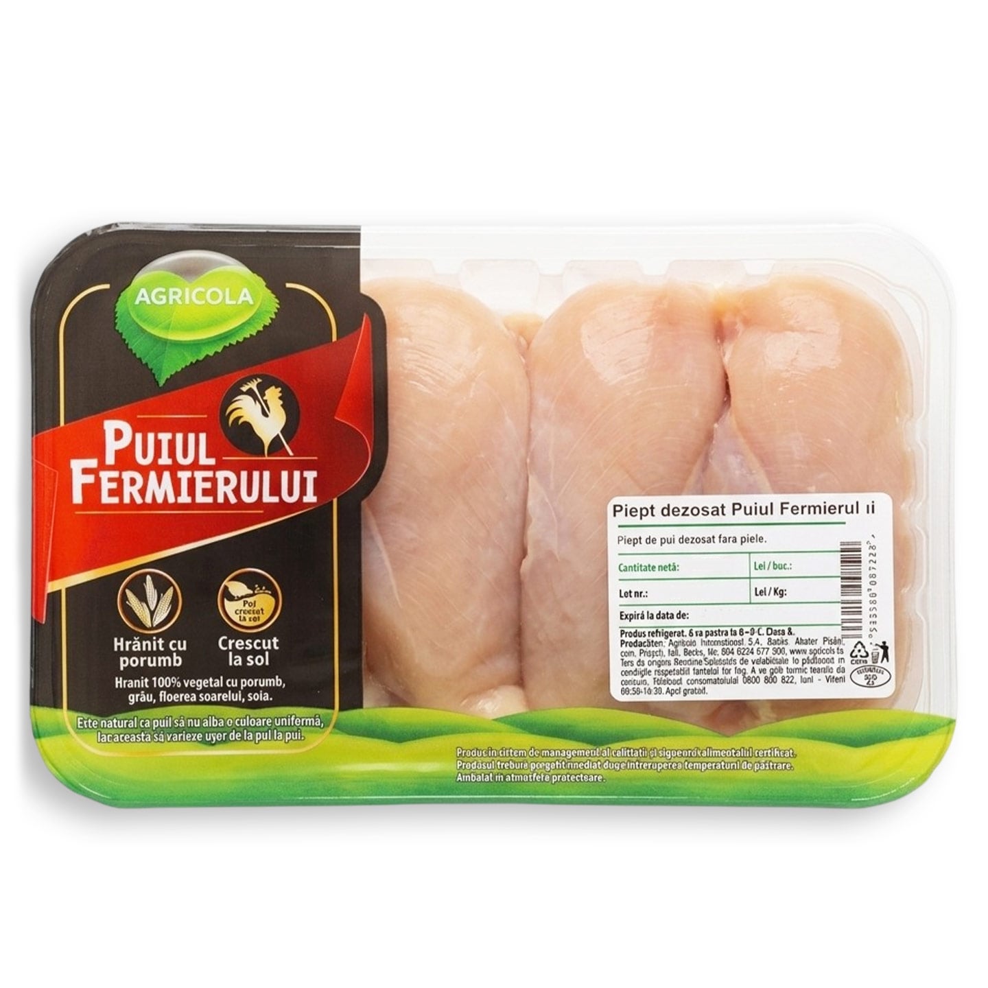 Piept de pui dezosat Puiul Fermierului Agricola per 100g