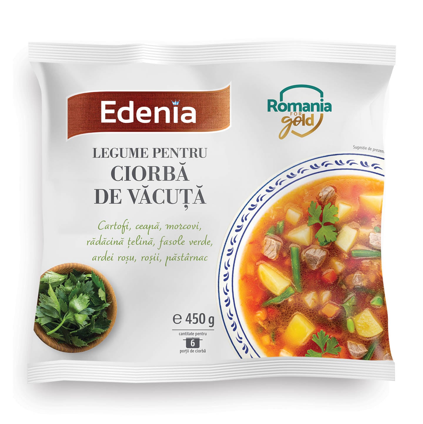 Legume pentru ciorbă de văcută Edenia 450g 