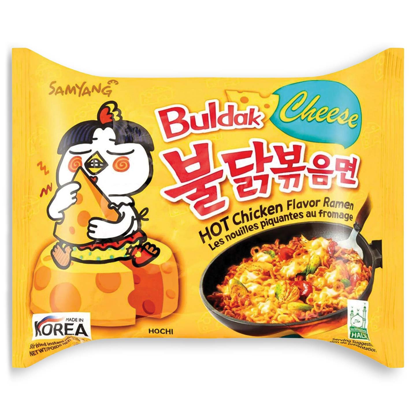 Ramen picant cu  pui și aromă carbonara Buldak 130g