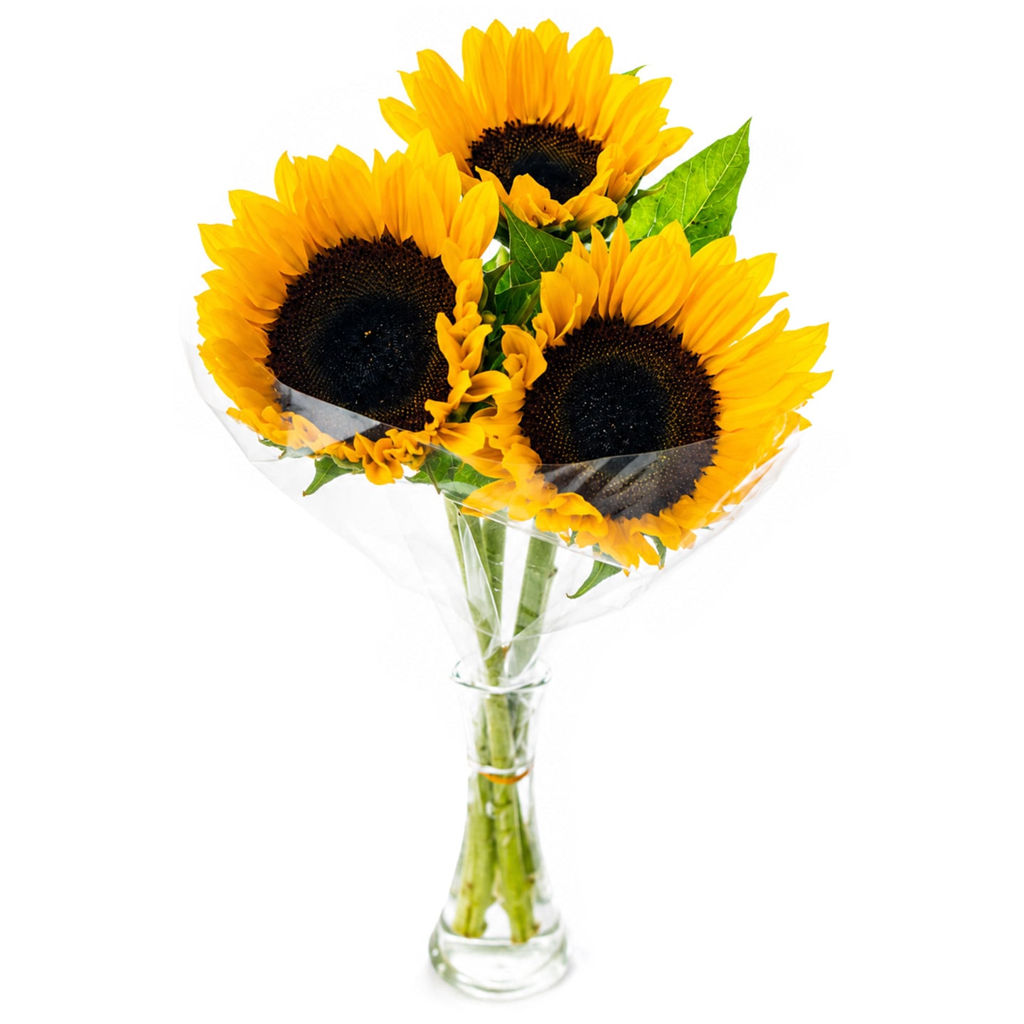 Buchet floarea soarelui 3 fire, calitatea I