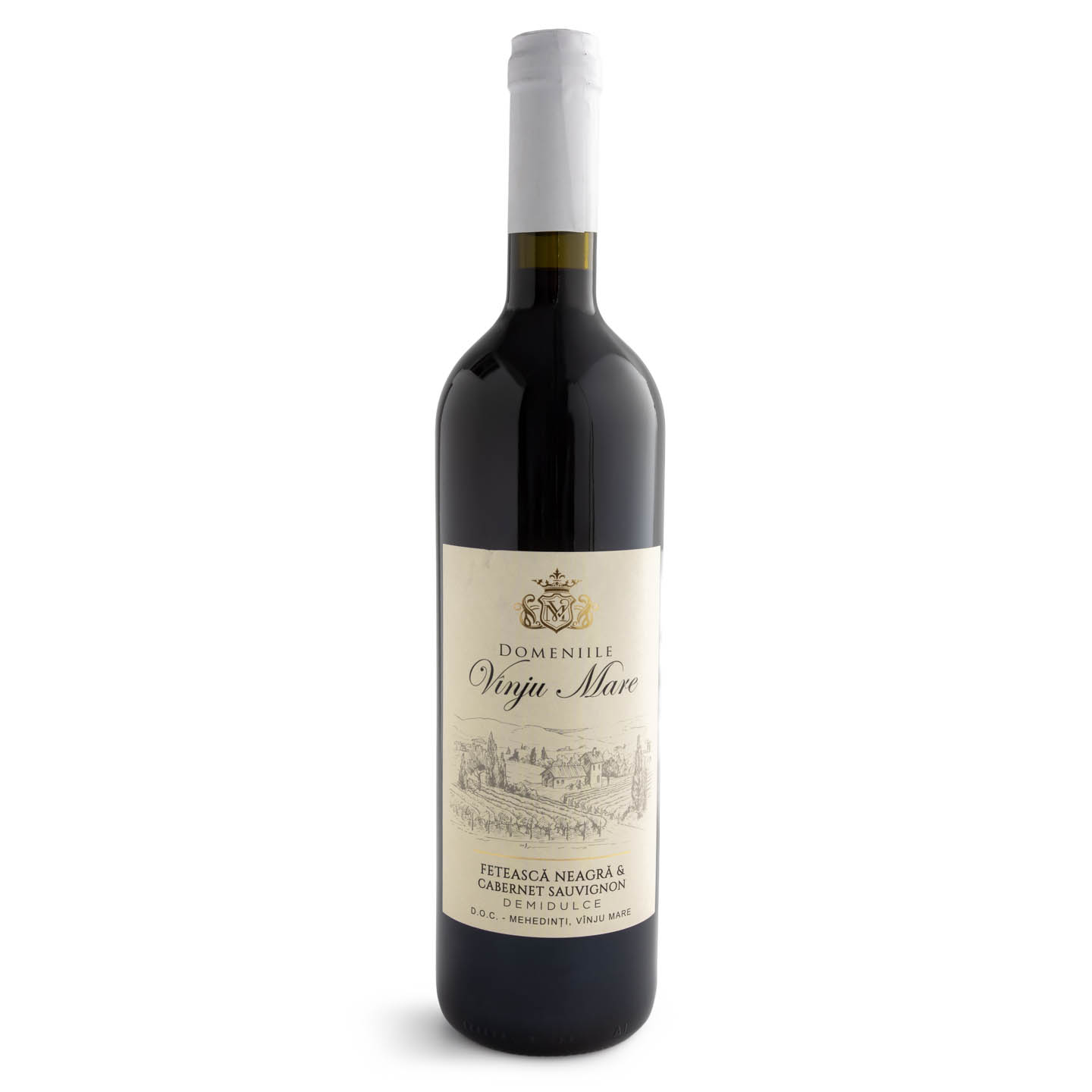Vin roșu Vinju Mare, Fetească Neagră & Cabernet Sauvignon, 0.75L