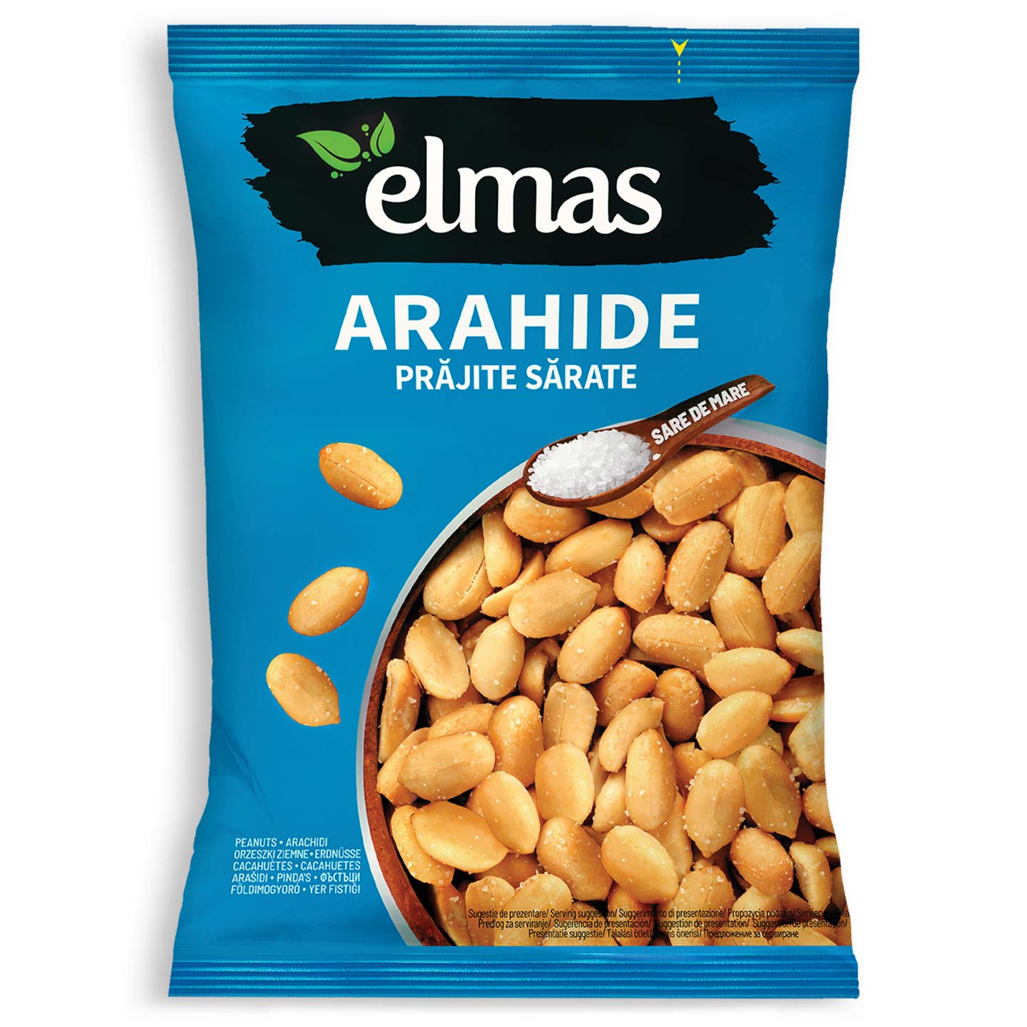Arahide prăjite și decojite / coapte și sărate Elmans 300g