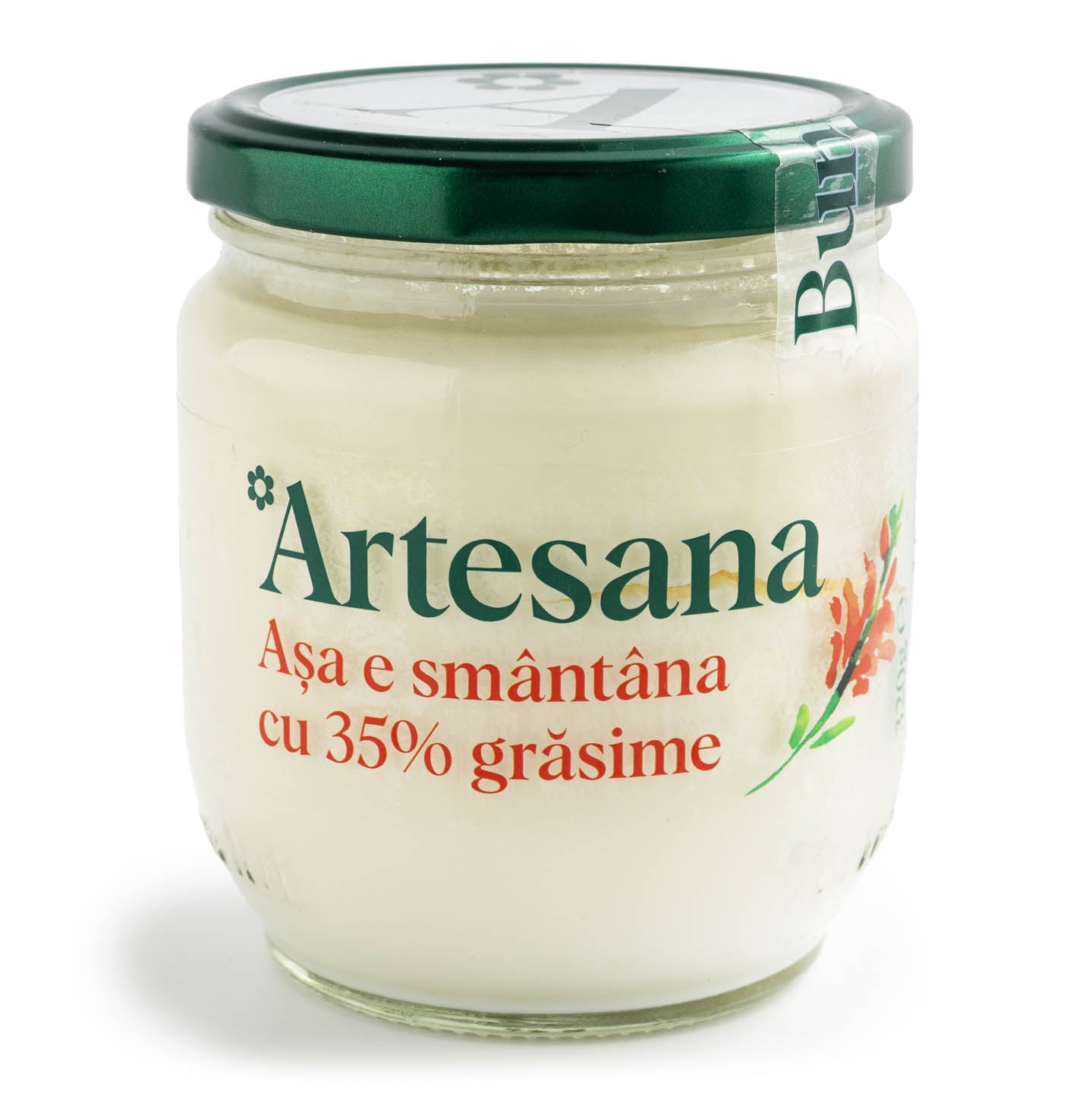 Smântână din lapte de vacă, 35% grasime, Artesana 320g