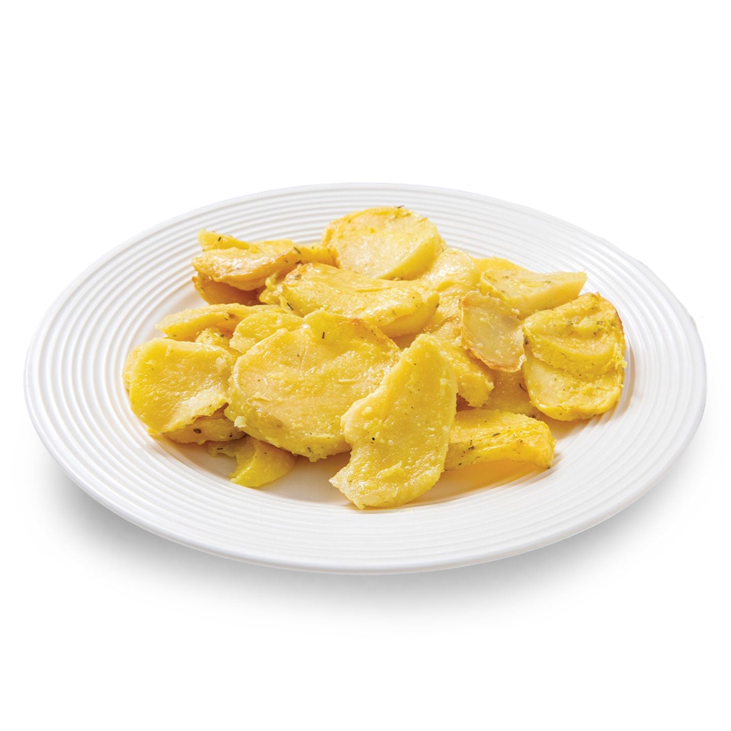 Cartofi feliați cu usturoi și mărar per 100g