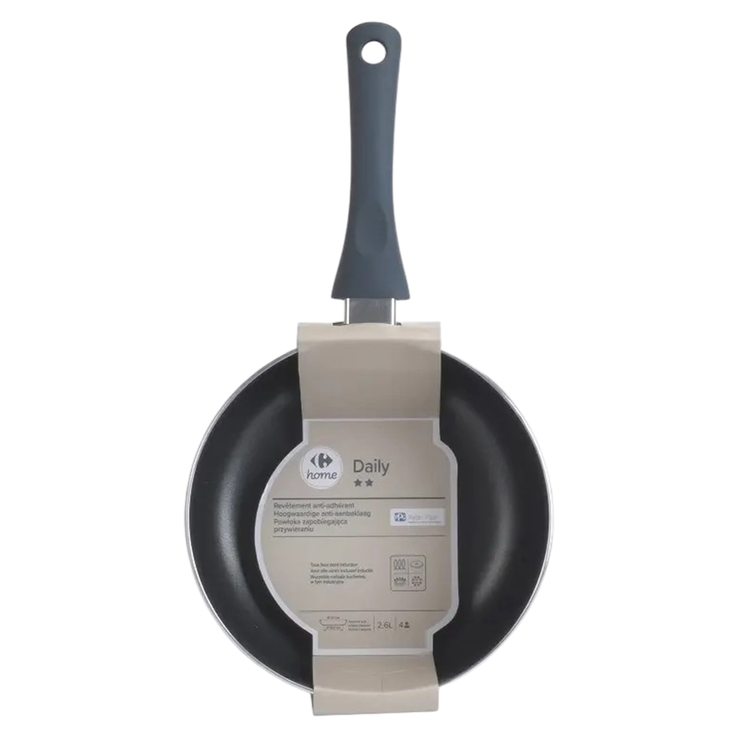 Cratiță aluminiu, Carrefour Home, 20 cm, 2.1 L