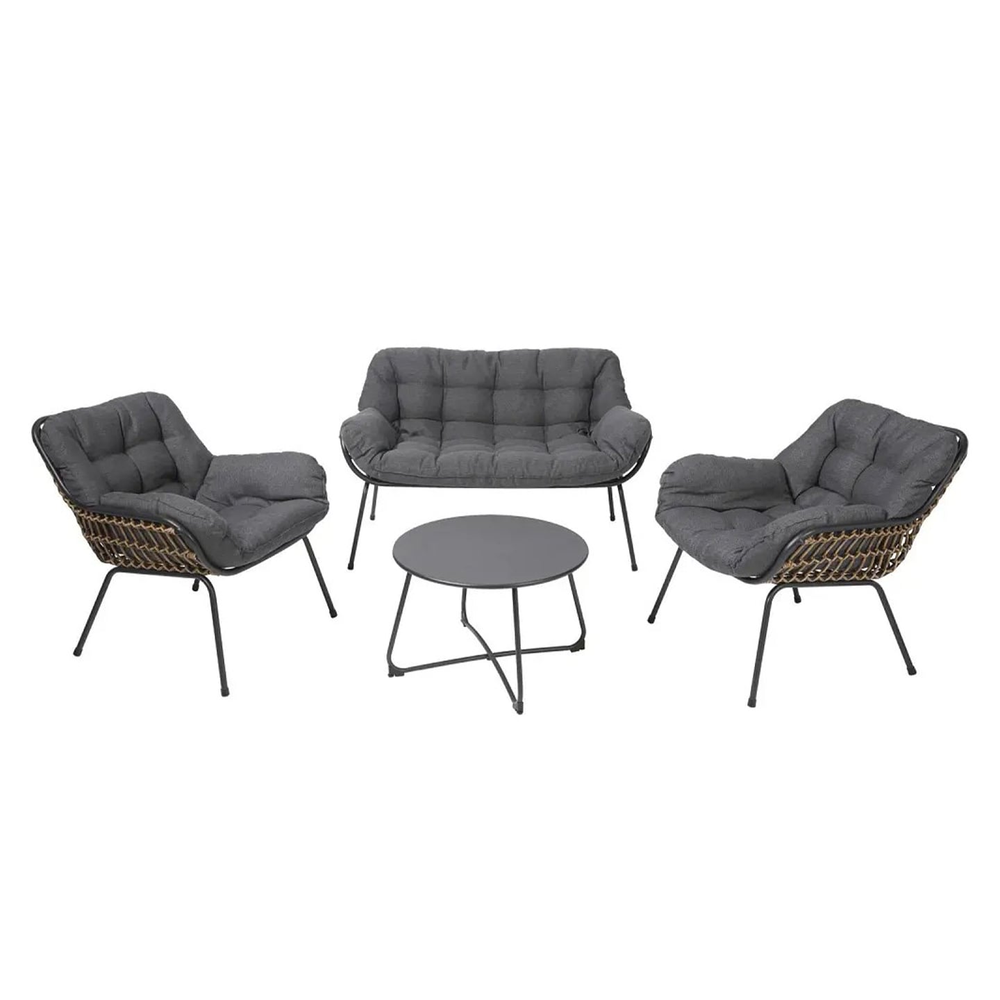 Set de grădina 4 piese Siena, Carrefour