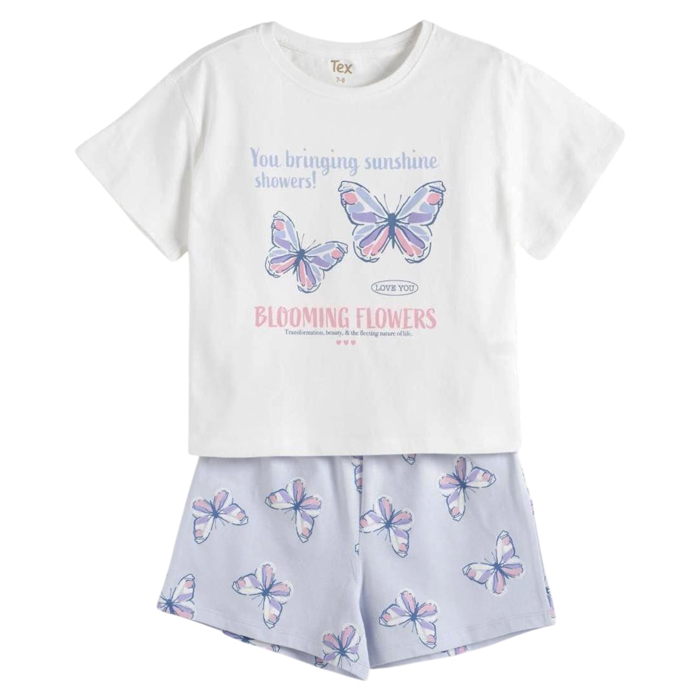 Pijama pentru fete 3/8 ani Tex