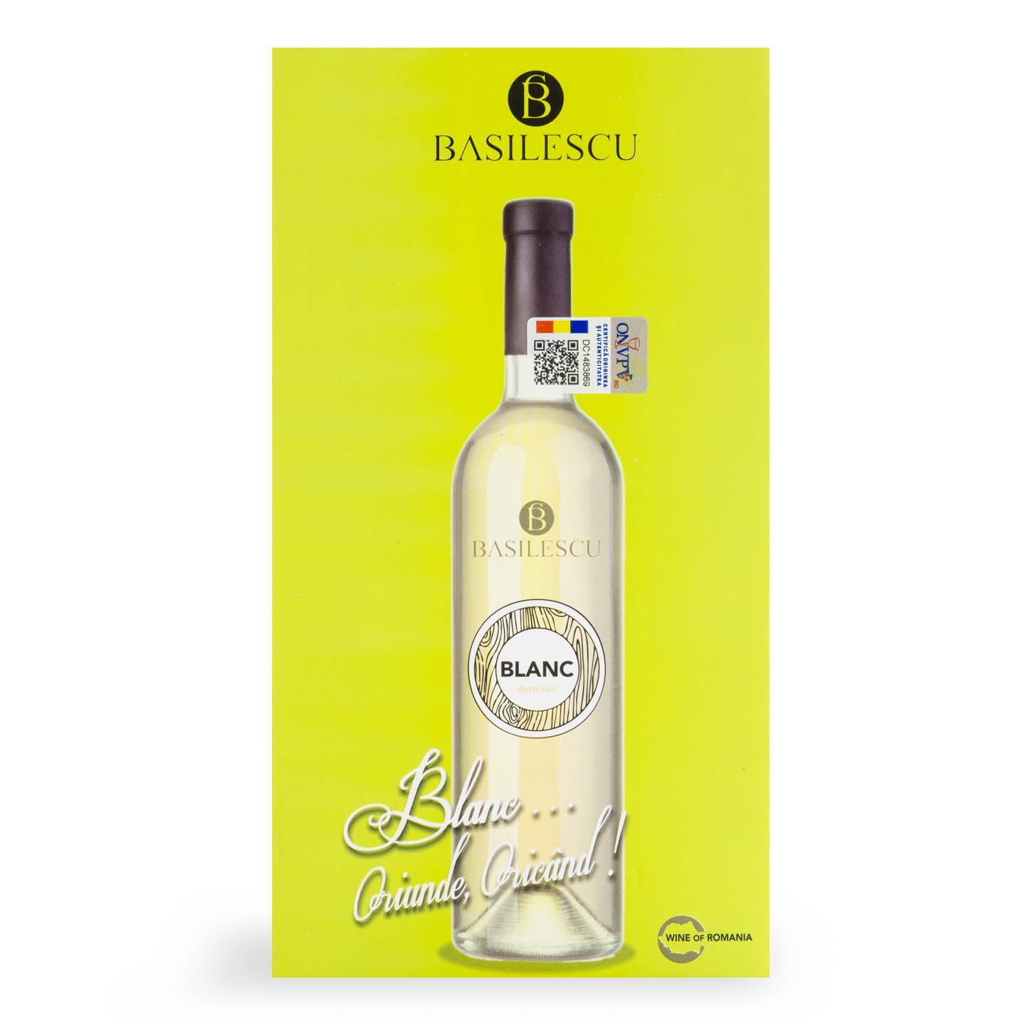 Vin alb demisec Crama Basilescu, Cupaj alb 2L