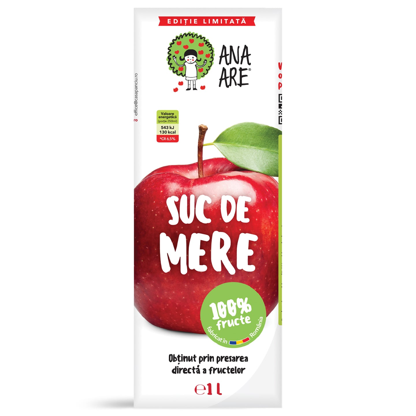 Suc de mere Ana Are 1L