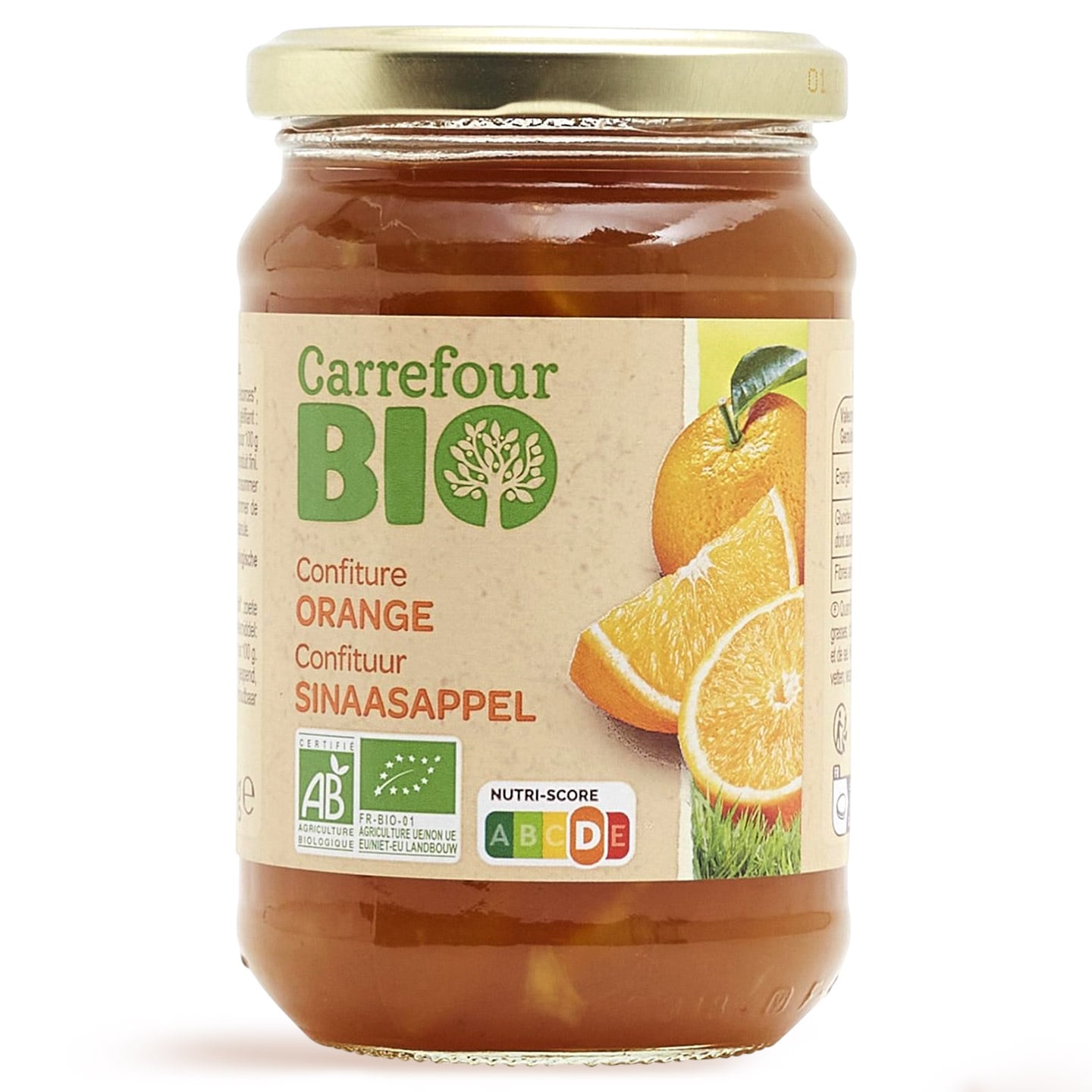 Dulceață de portocale Carrefour Bio 360g