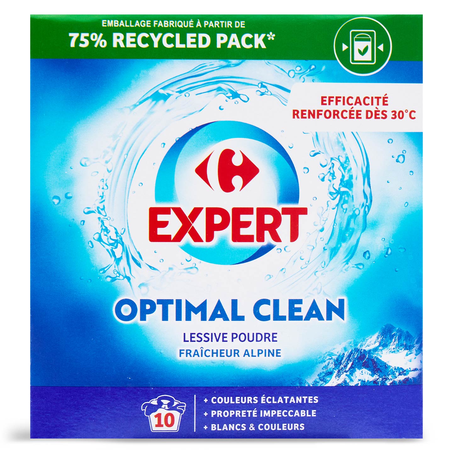 Detergent pudră Optimal Clean Carrefour Expert, 500g