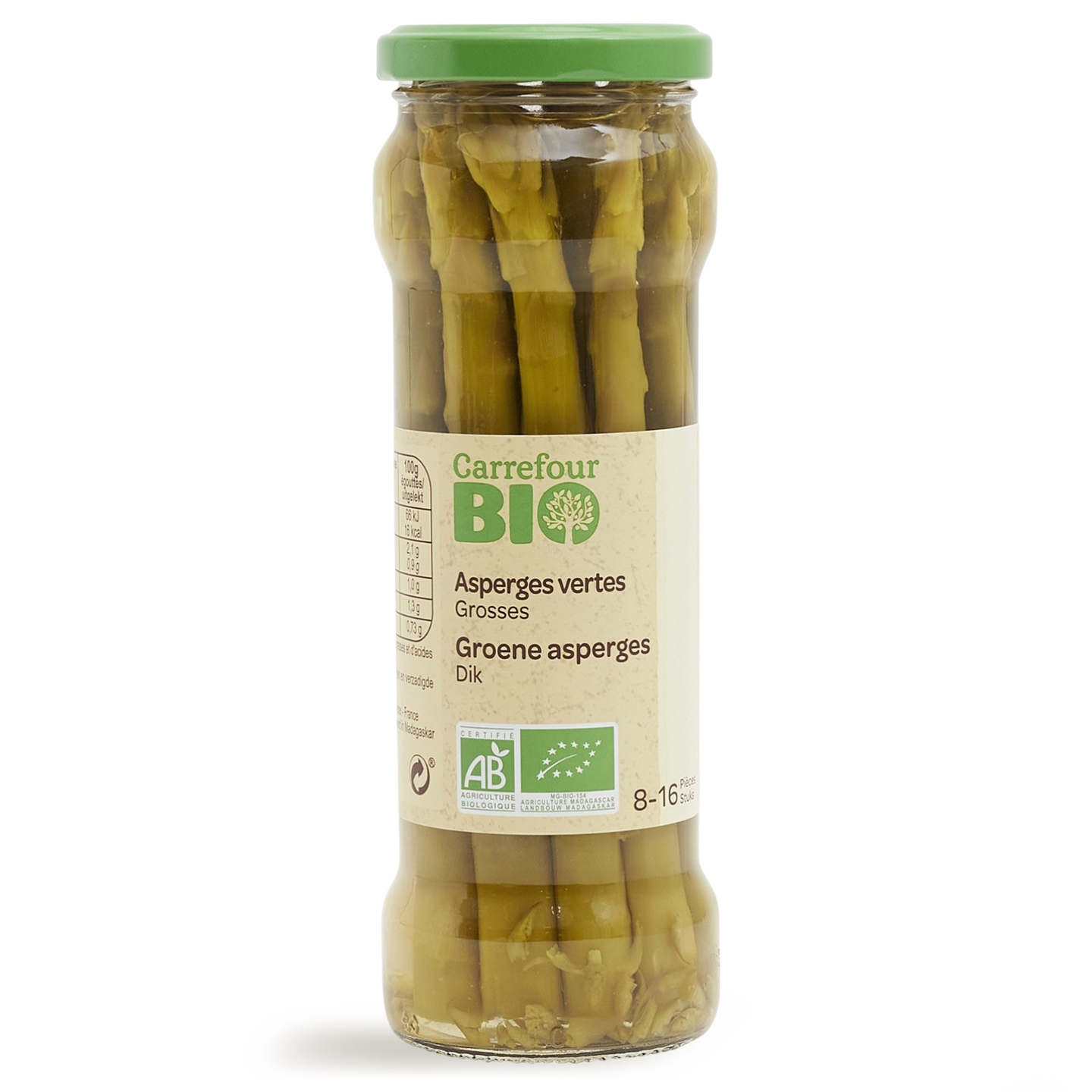 Sparanghel verde Carrefour Bio 370ml
