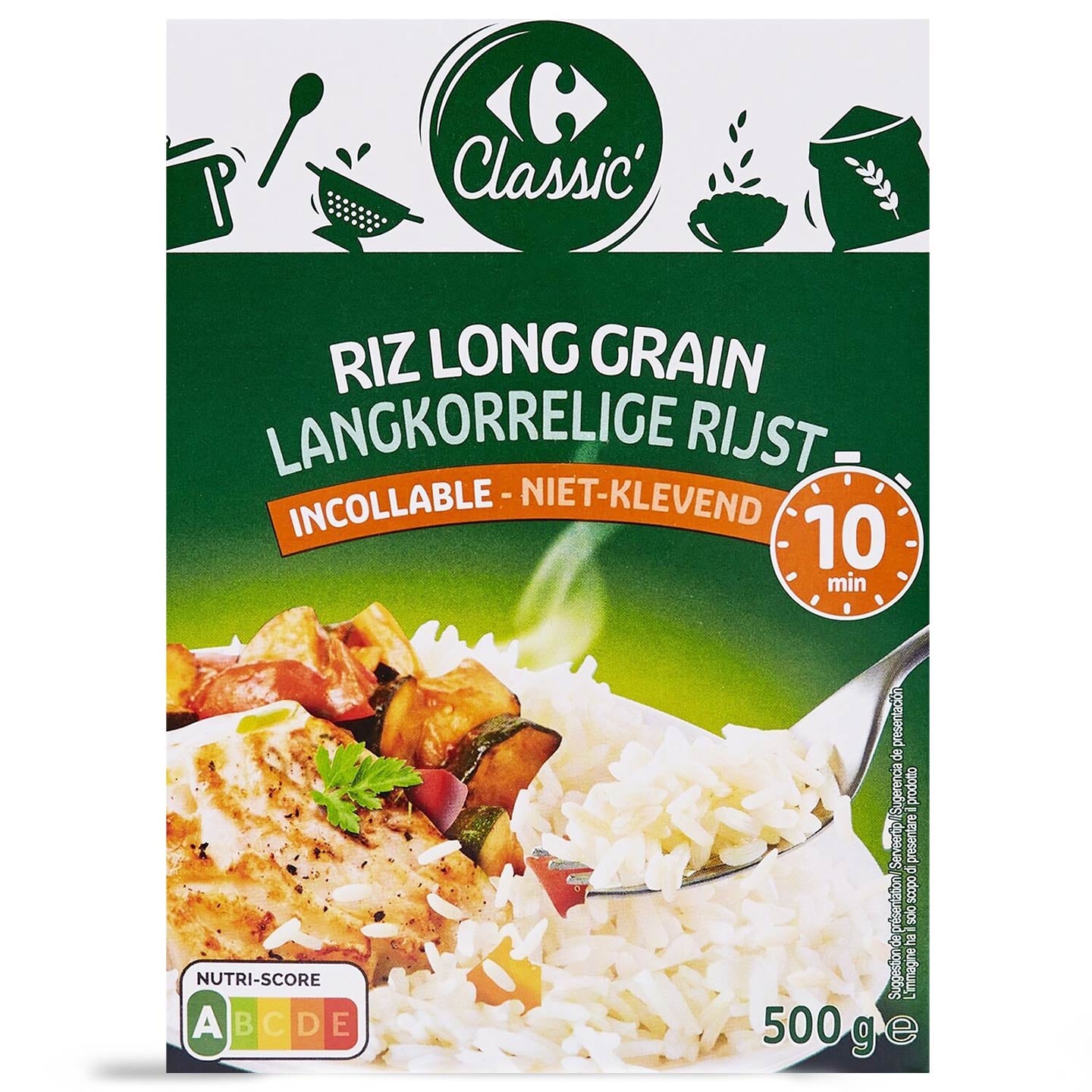 Orez Bob Lung 10 Minute Carrefour Classic, 500g