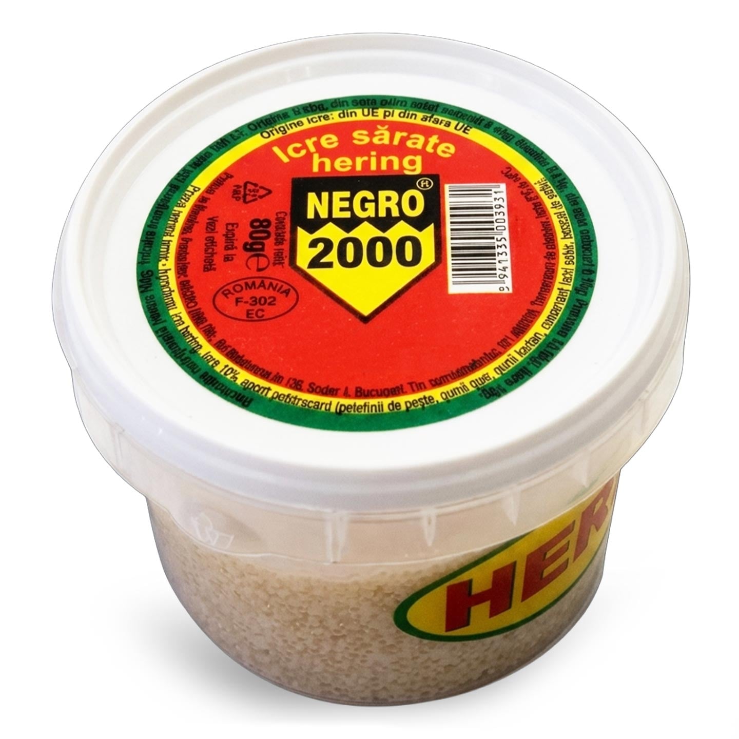Icre sarate de hering Negro 2000 80g 