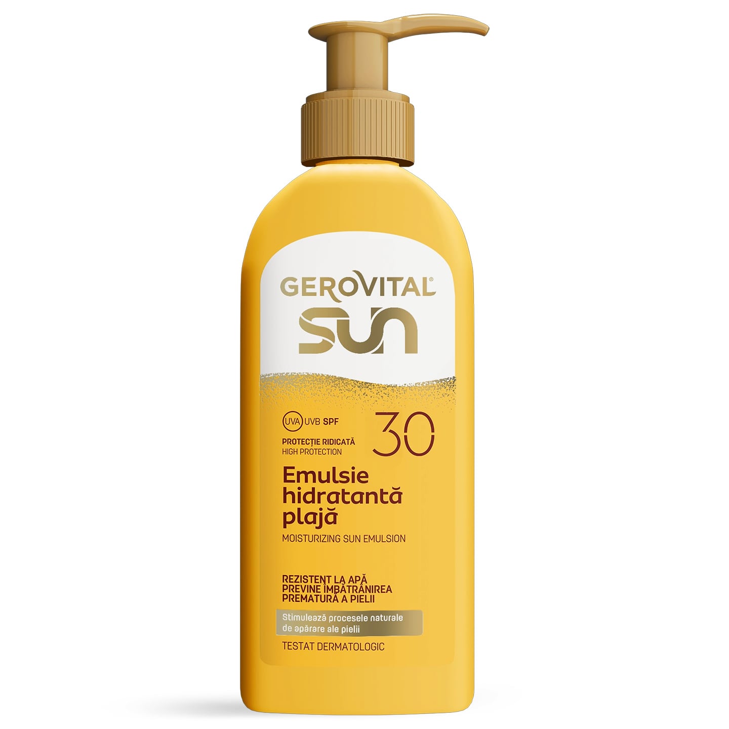 Emulsie hidratantă pentru plajă cu SPF 30, Gerovital Sun 200 ml