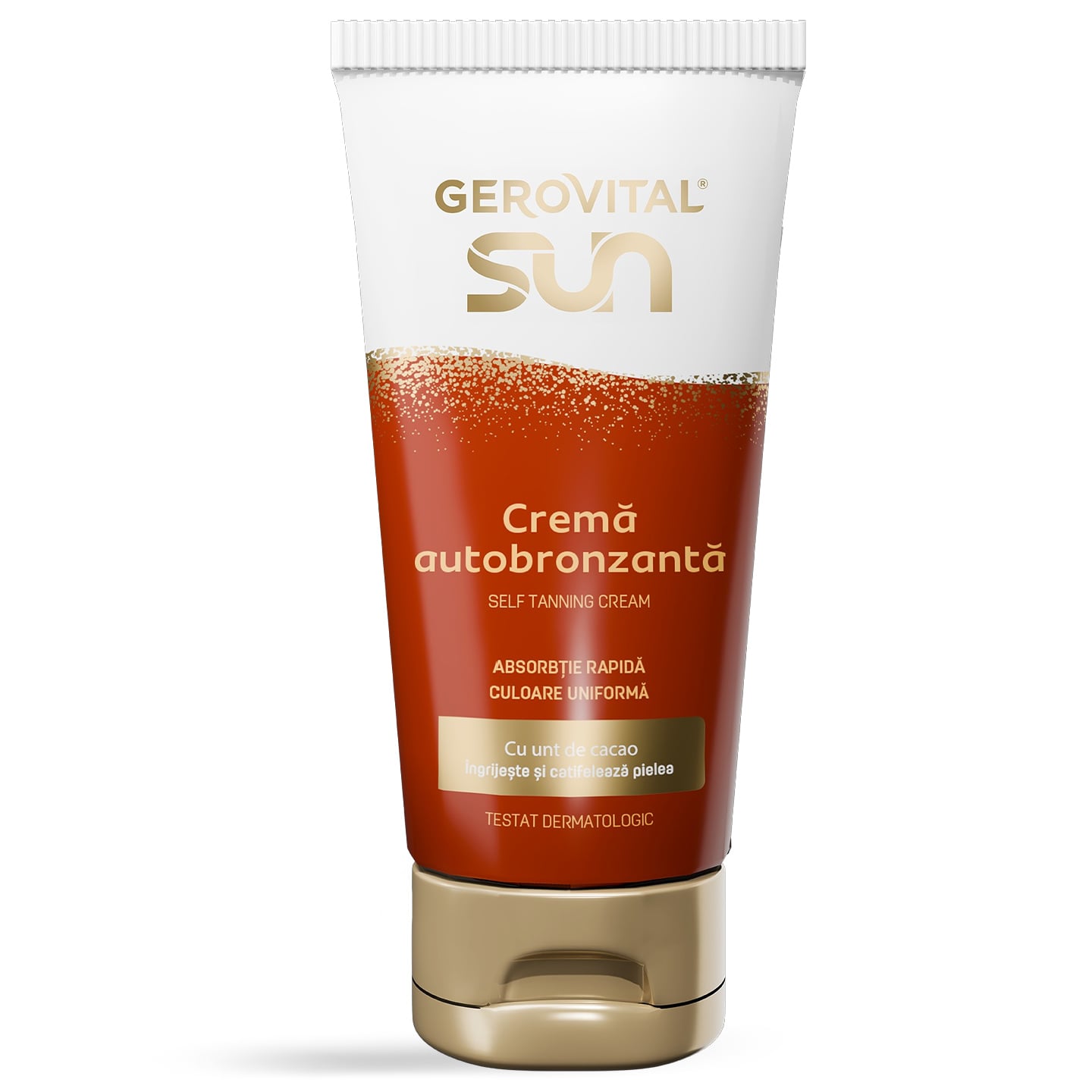 Cremă autobronzantă / revigorant, Gerovital Sun 150 ml